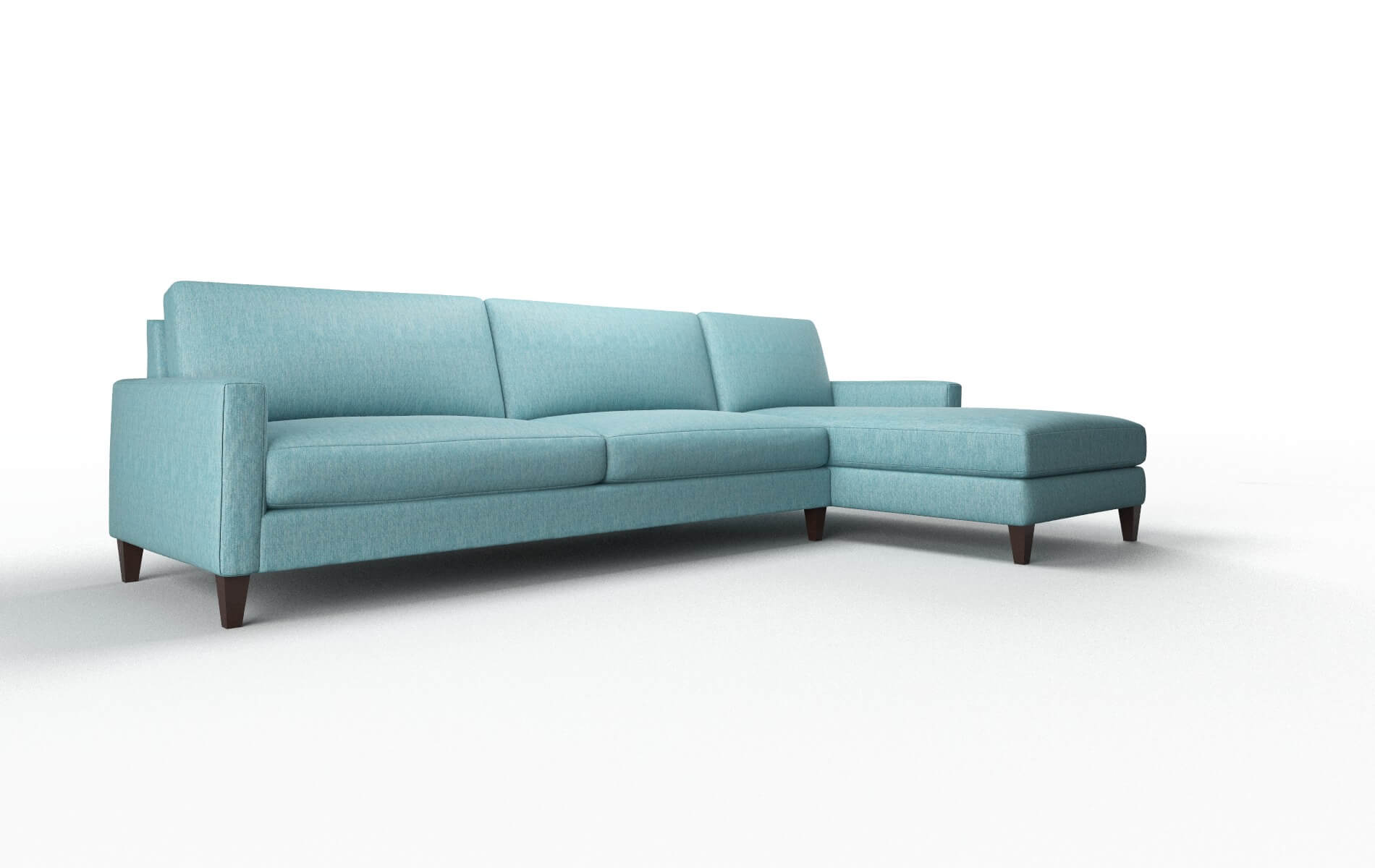 Cannes Cosmo Turquoise Panel espresso legs 2