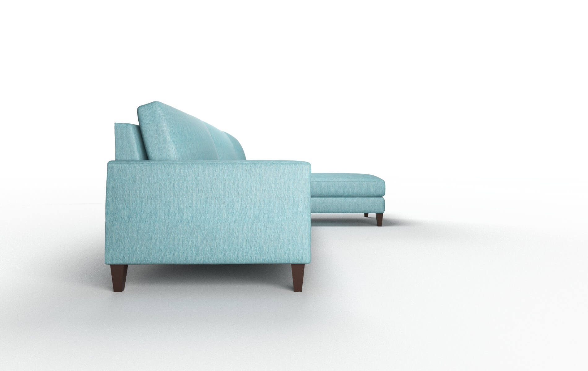 Cannes Cosmo Turquoise Panel espresso legs 3