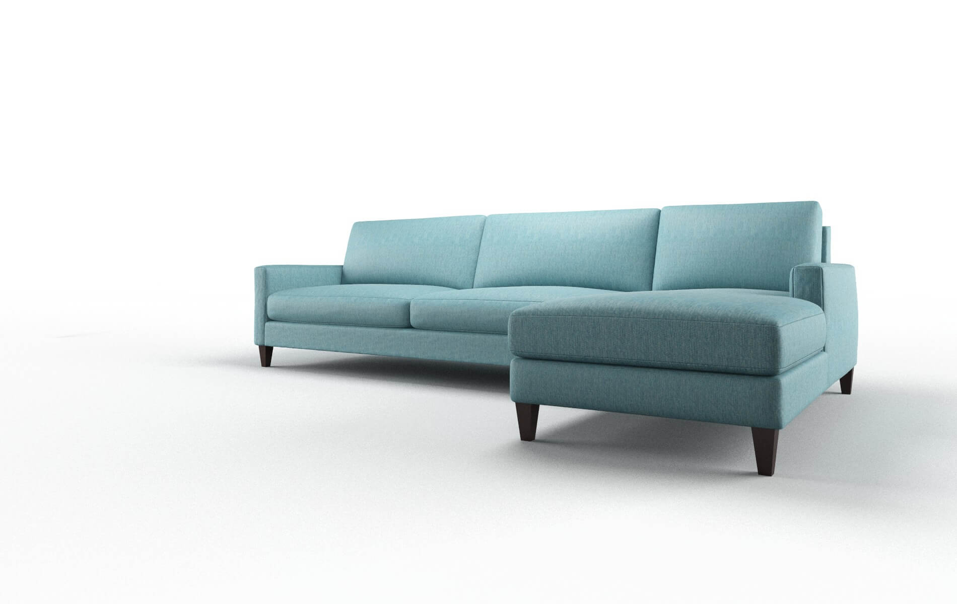 Cannes Cosmo Turquoise Panel espresso legs 4