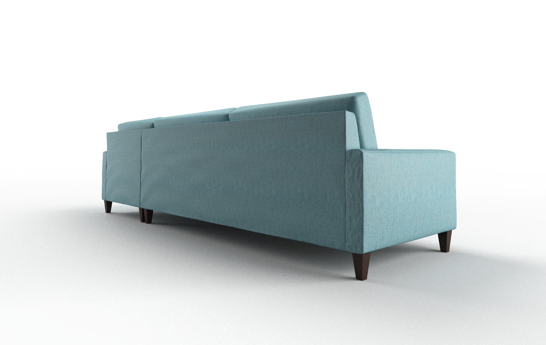 Cannes Cosmo Turquoise Panel espresso legs 5