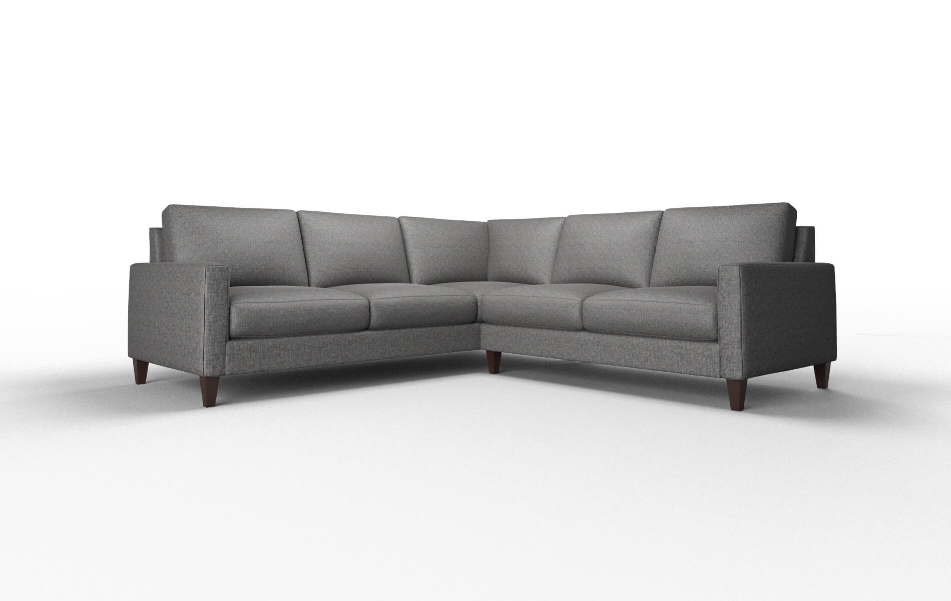 Cannes Curious Pacific Sectional espresso legs 1