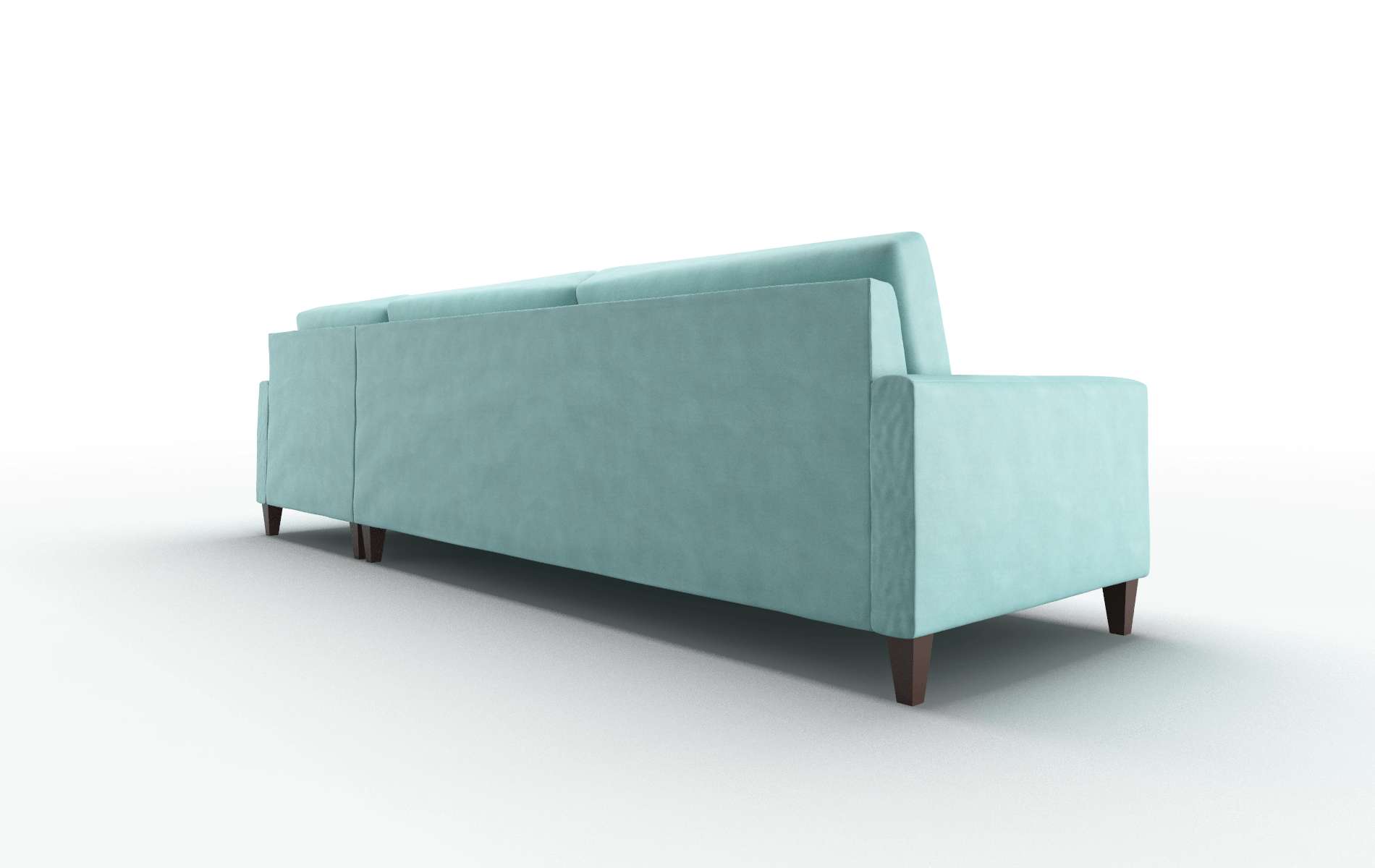 Cannes Curious Turquoise Panel espresso legs 5