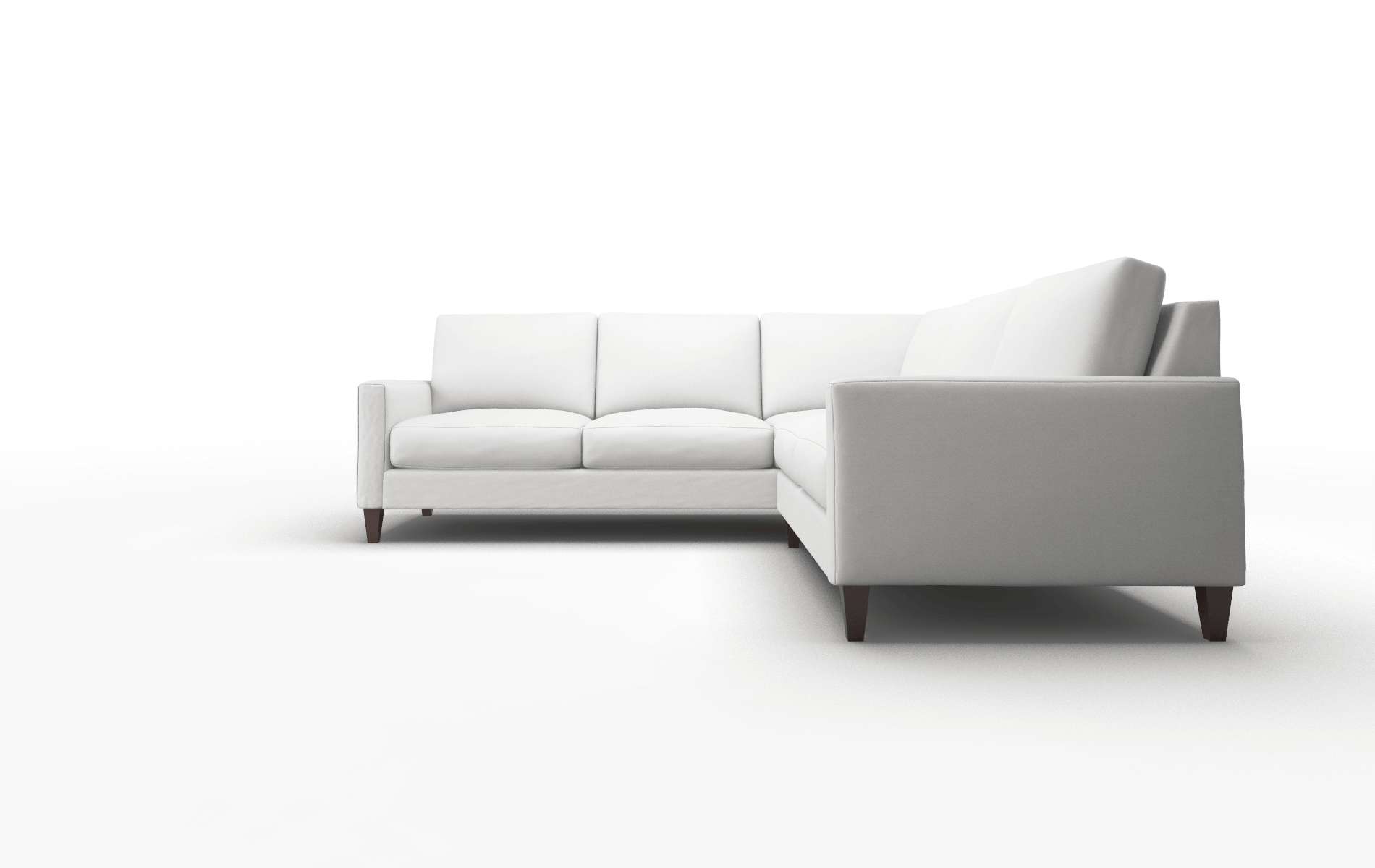 Cannes Dawson Platinum Sectional espresso legs 5