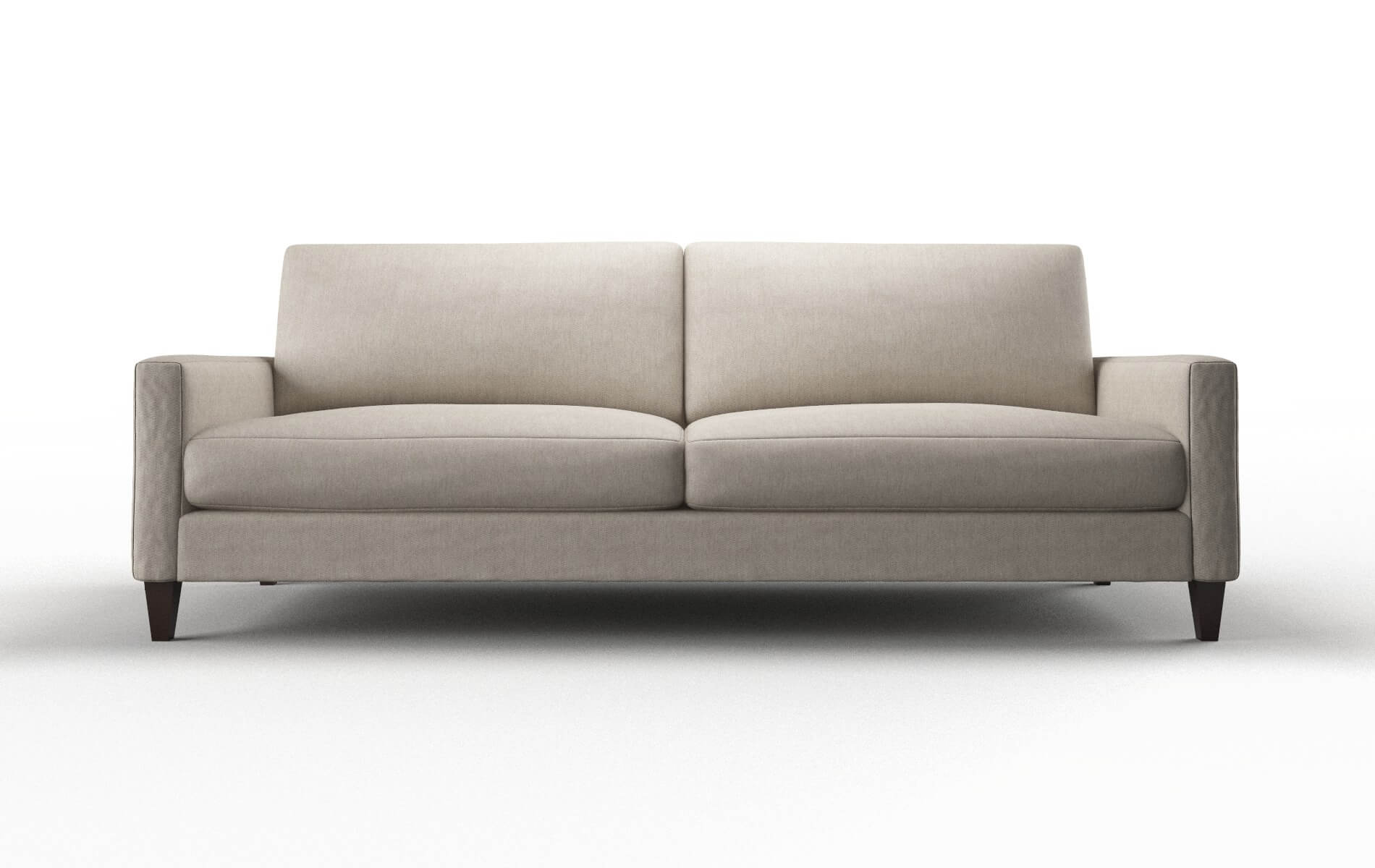 Cannes Derby Linen Sofa espresso legs 1