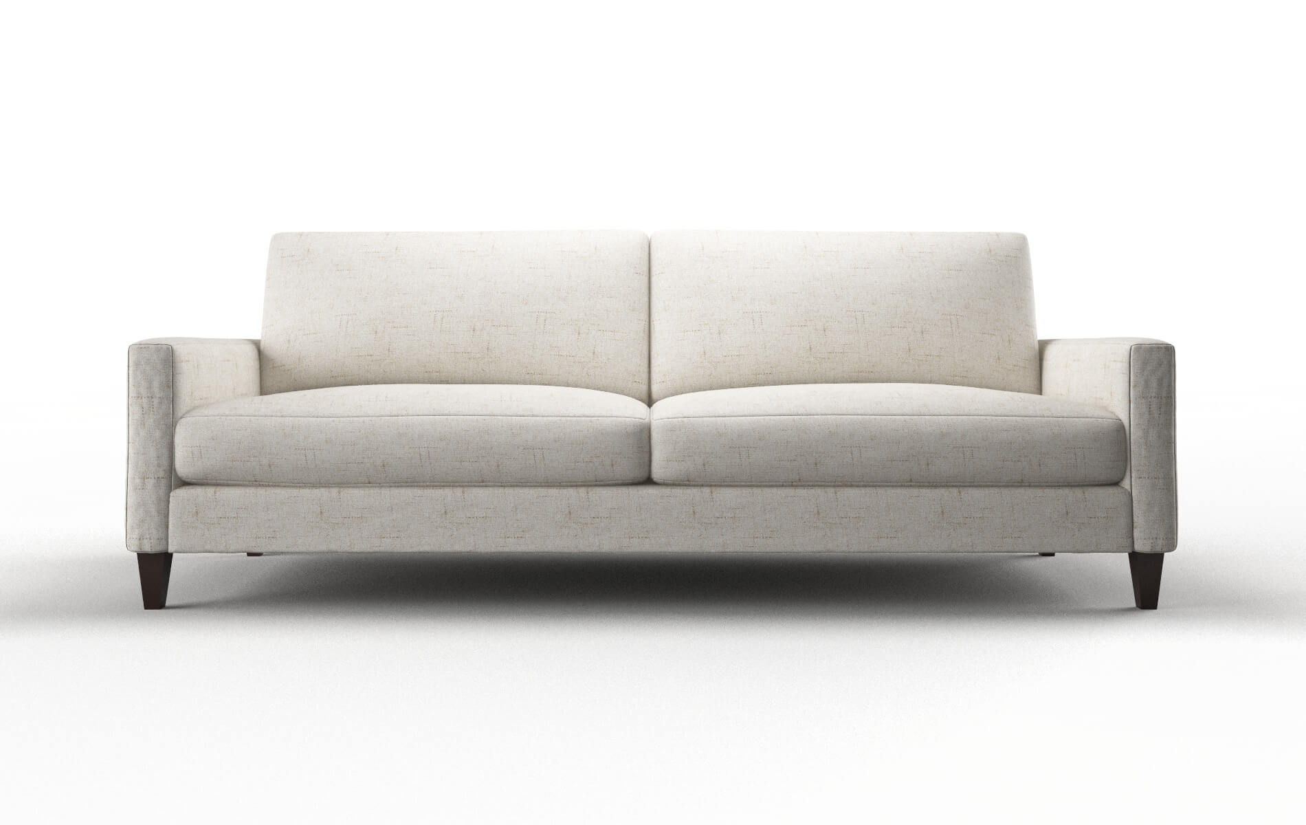 Cannes Derby Taupe Sofa espresso legs 1