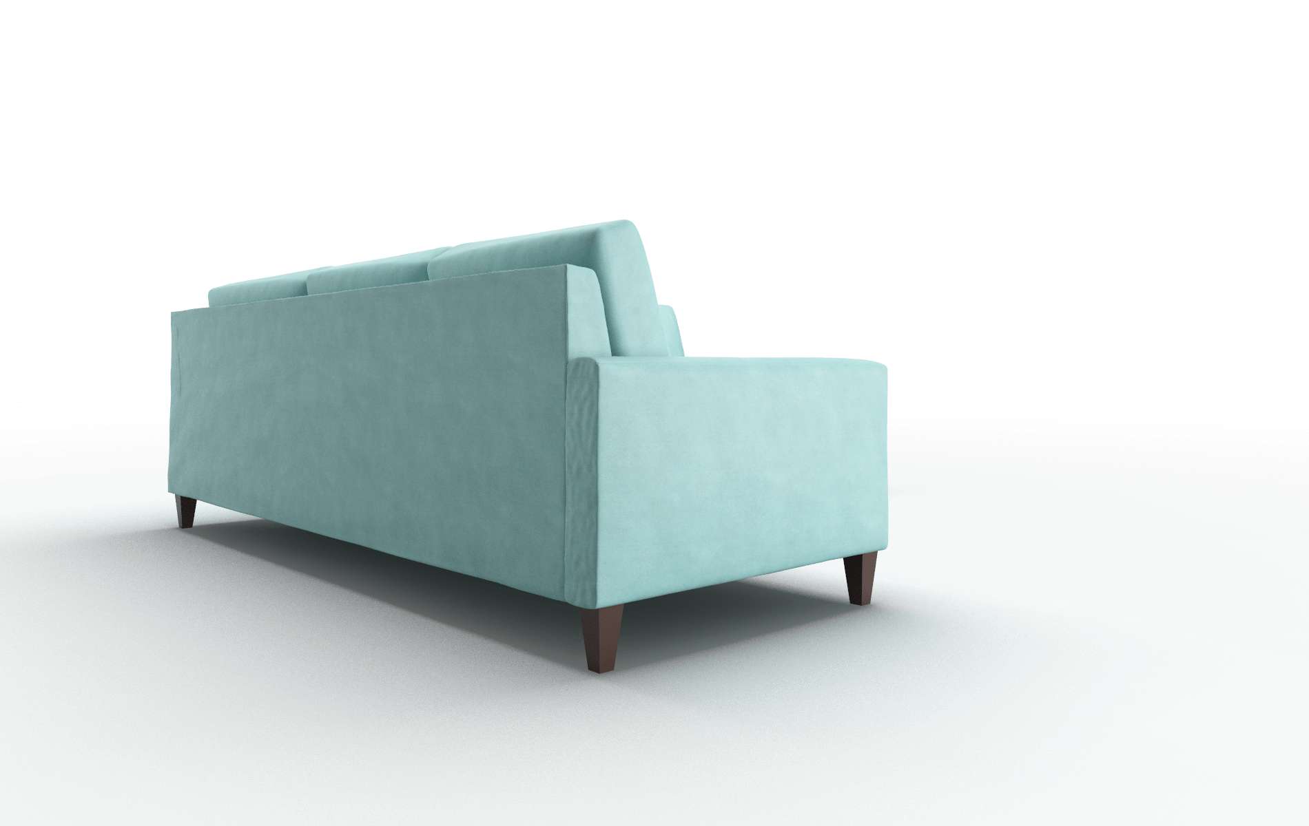 Cannes Dream_d French_blue Sectional espresso legs 3