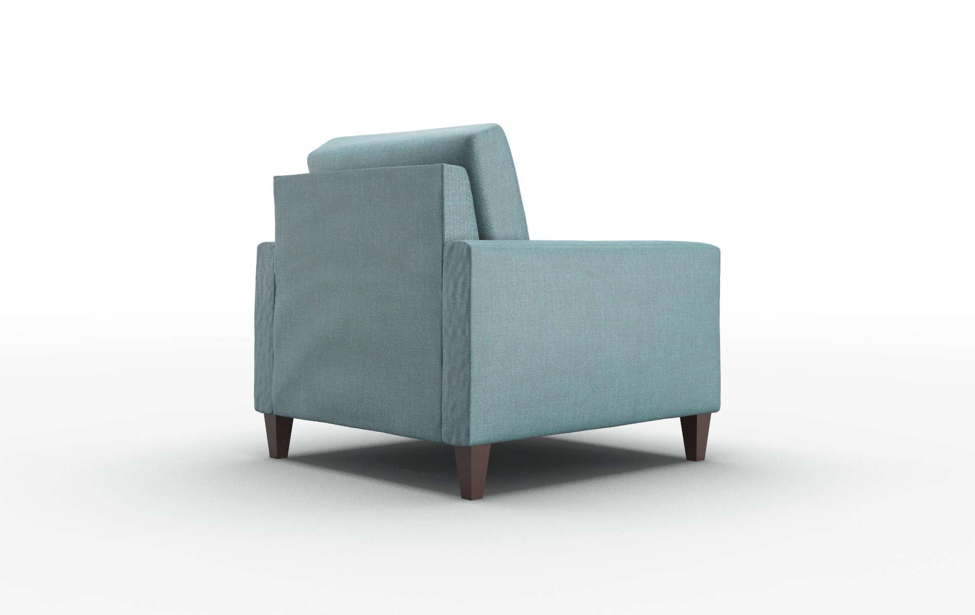 Cannes Elliot Teal Chair espresso legs 5