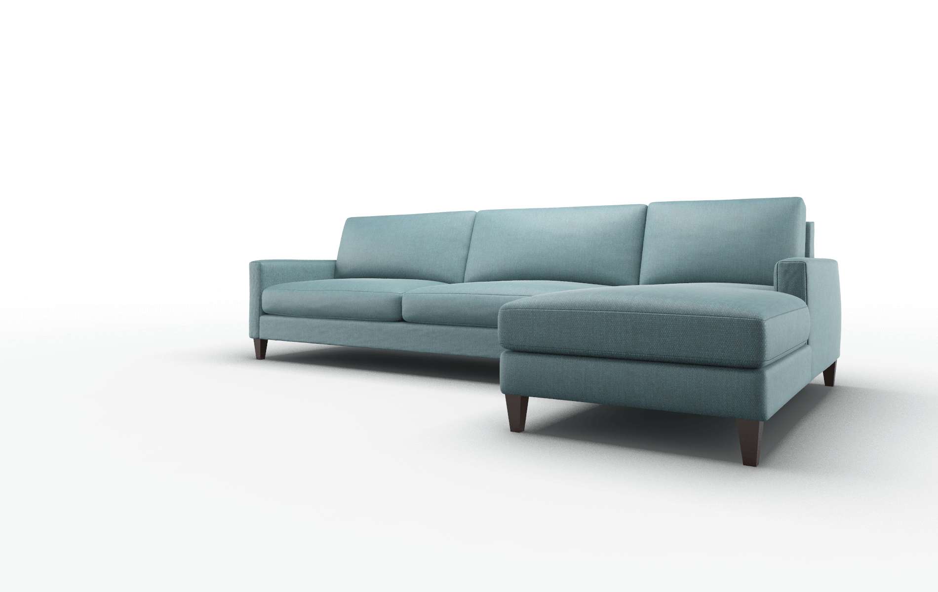 Cannes Elliot Teal Panel espresso legs 4