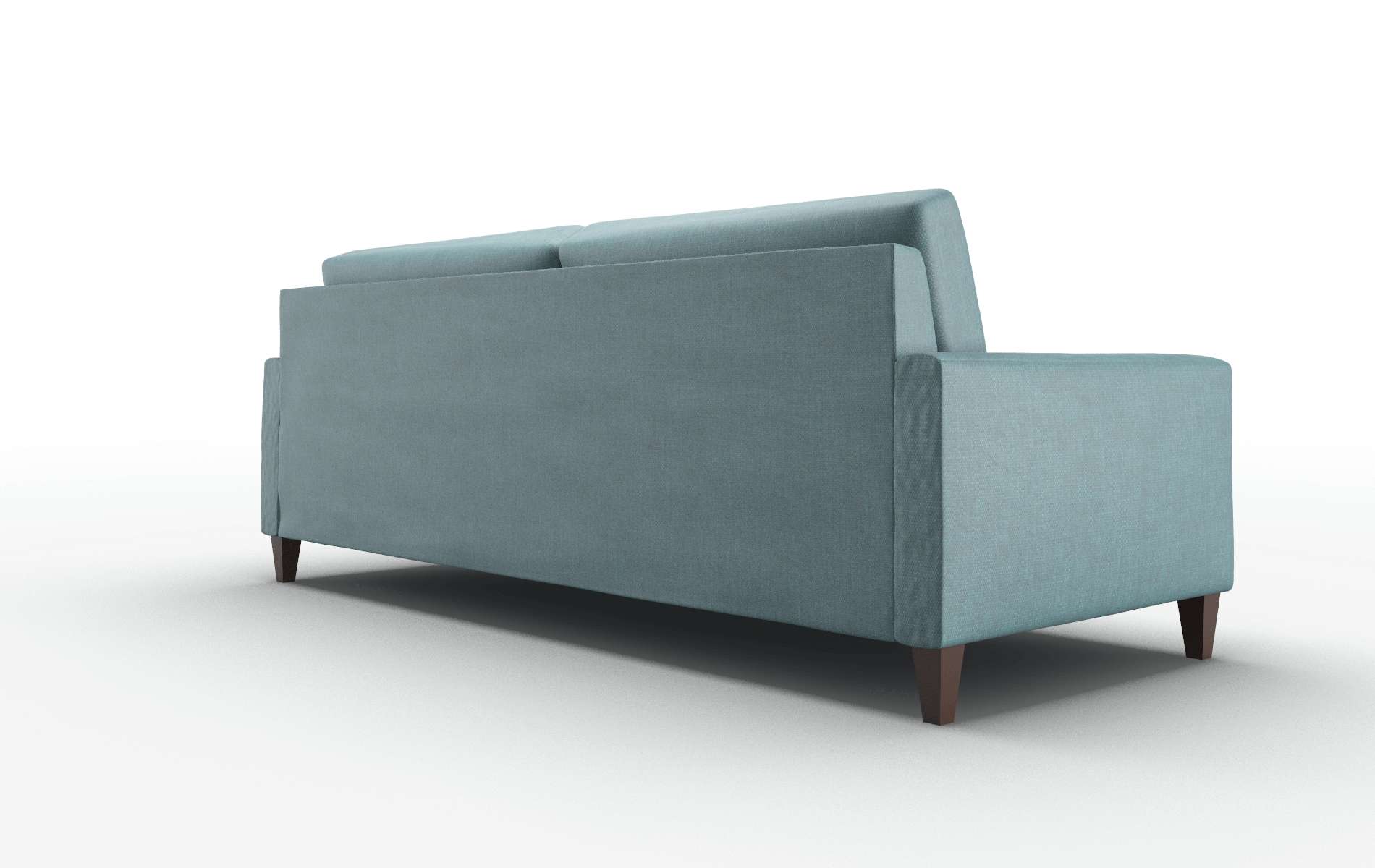 Cannes Elliot Teal Sofa espresso legs 5