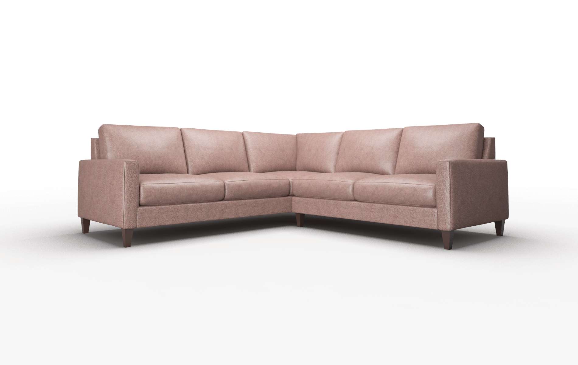 Cannes Ford Brown Sectional espresso legs 1
