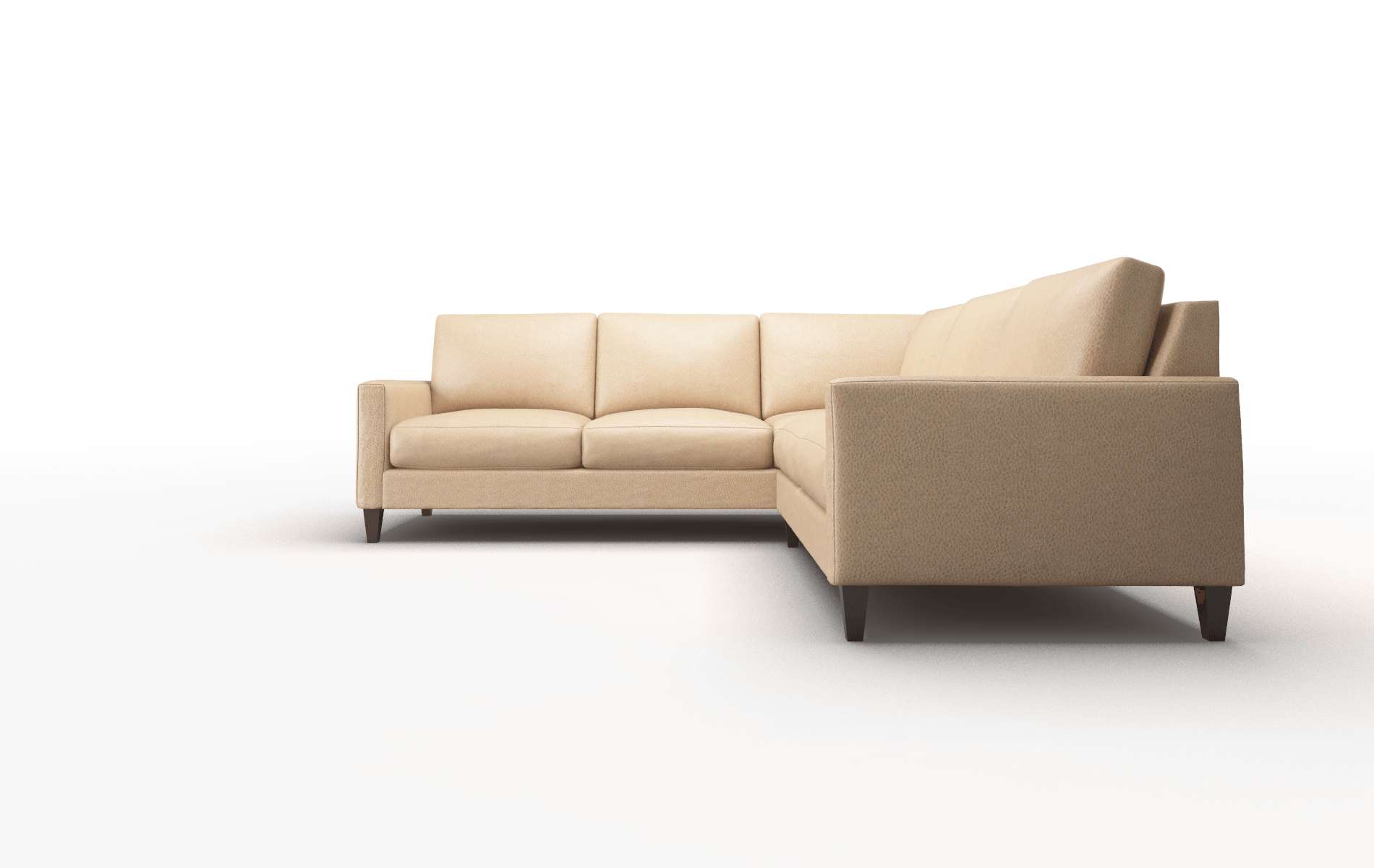 Cannes Ford Dune Sectional espresso legs 5