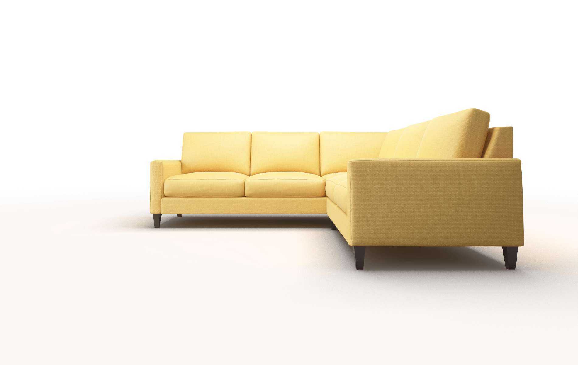 Cannes Glee Aglow Sectional espresso legs 5