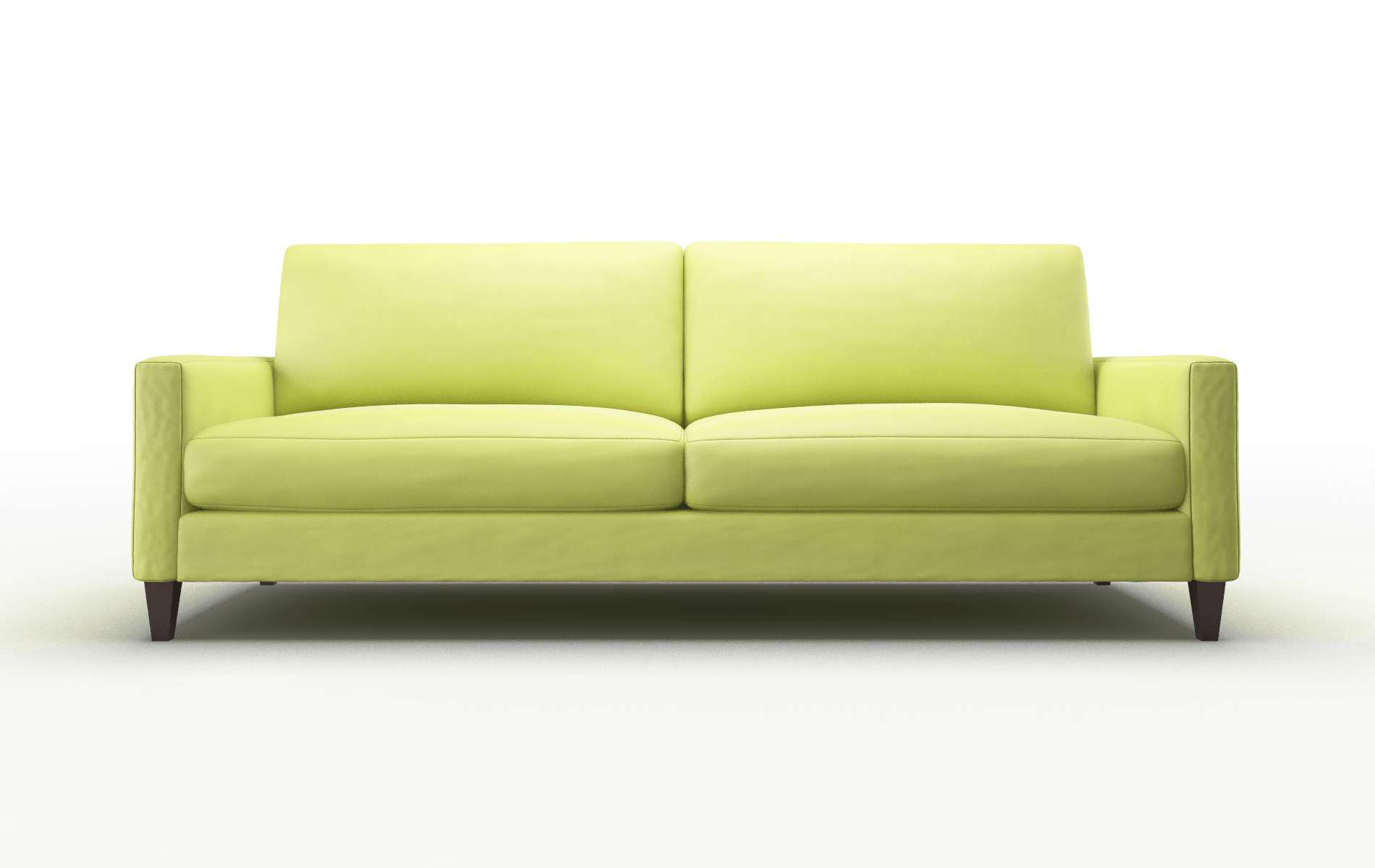 Cannes Hathaway apple Sofa Espresso Legs  1