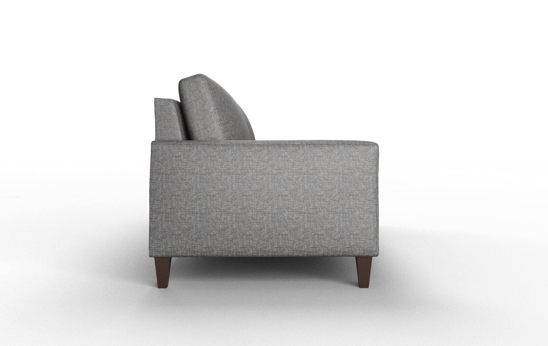 Cannes Insight Charcoal Sofa espresso legs 3