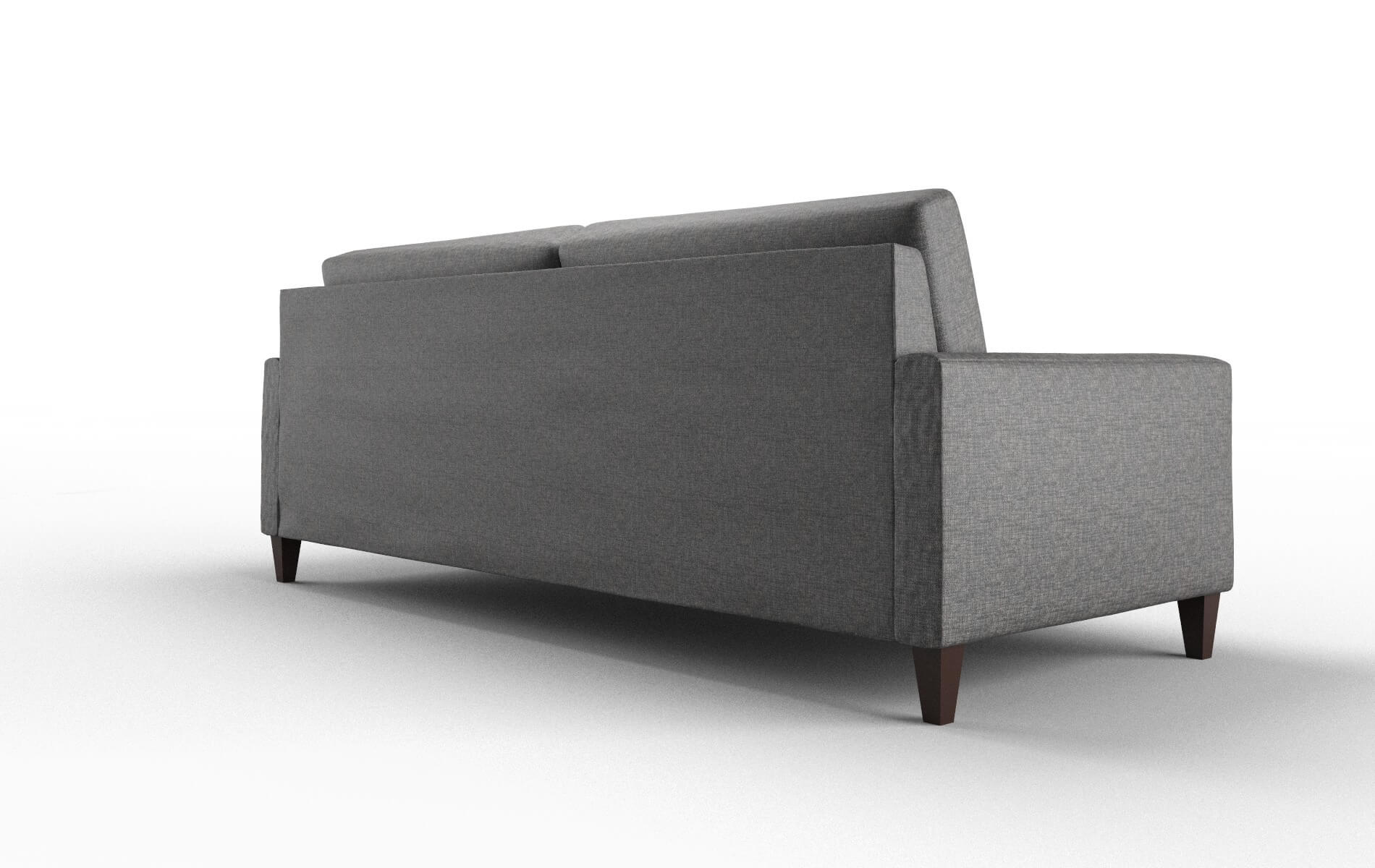 Cannes Insight Charcoal Sofa espresso legs 5