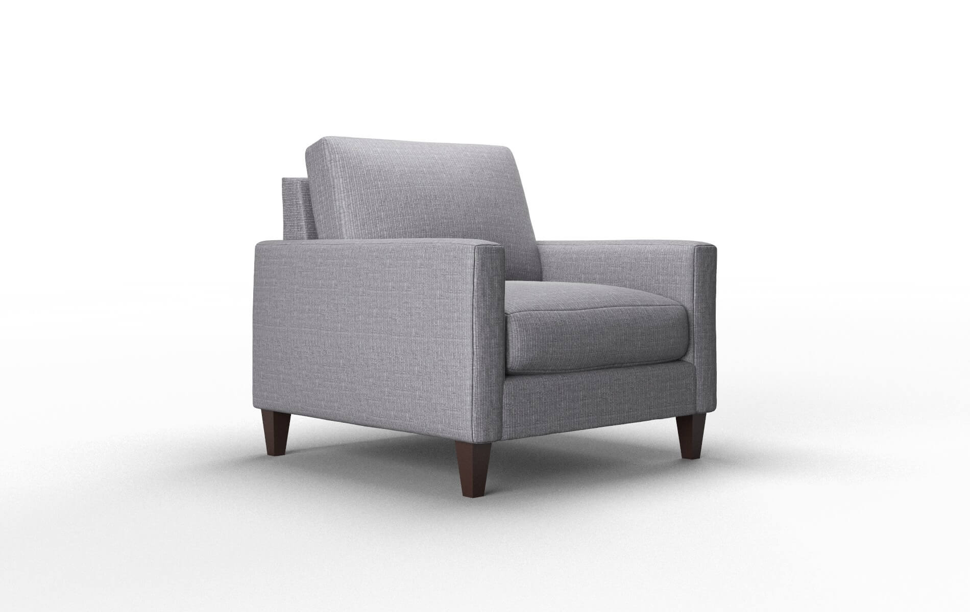 Cannes Insight Denim Chair espresso legs 2