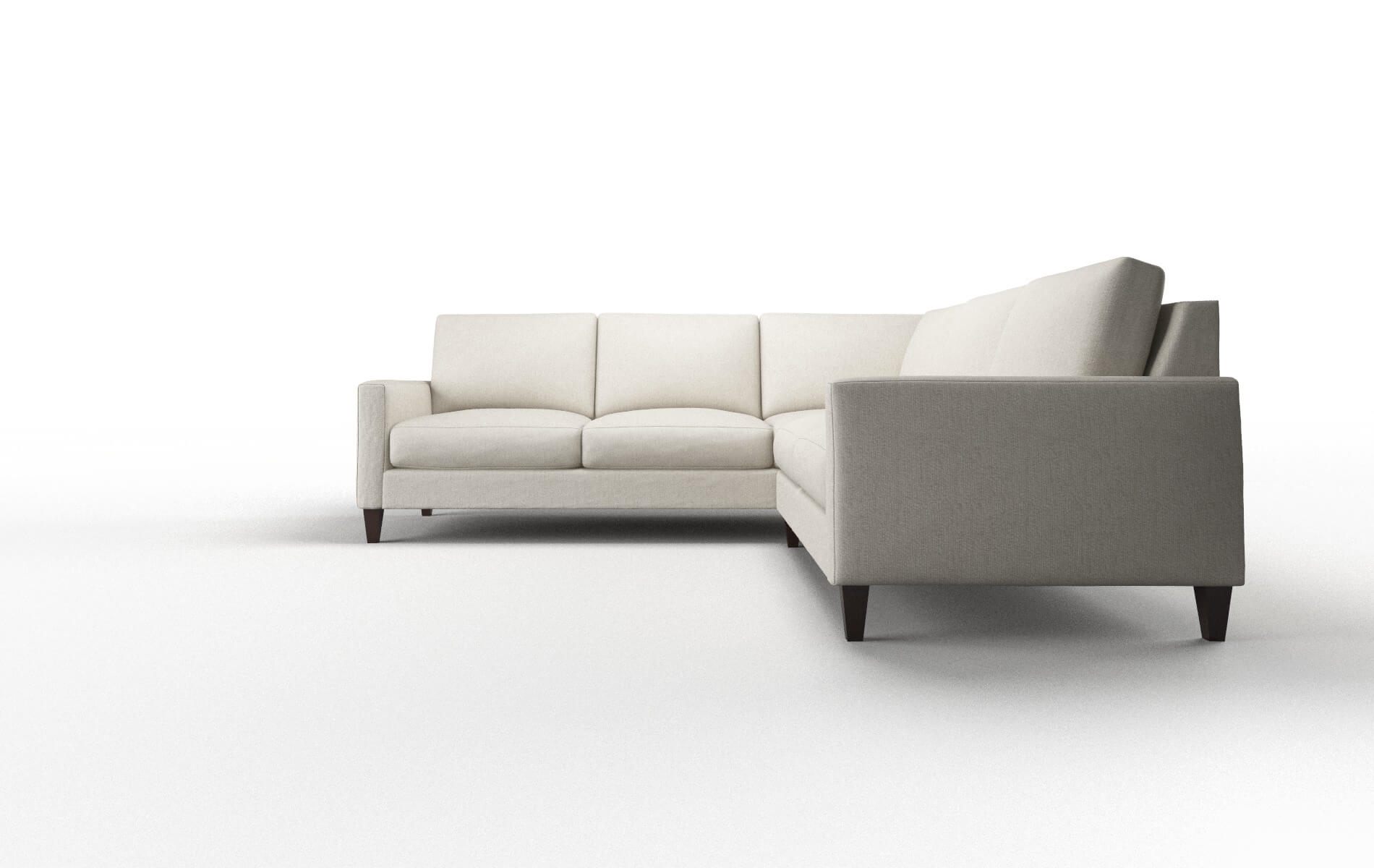 Cannes Insight Dove Sectional espresso legs 5
