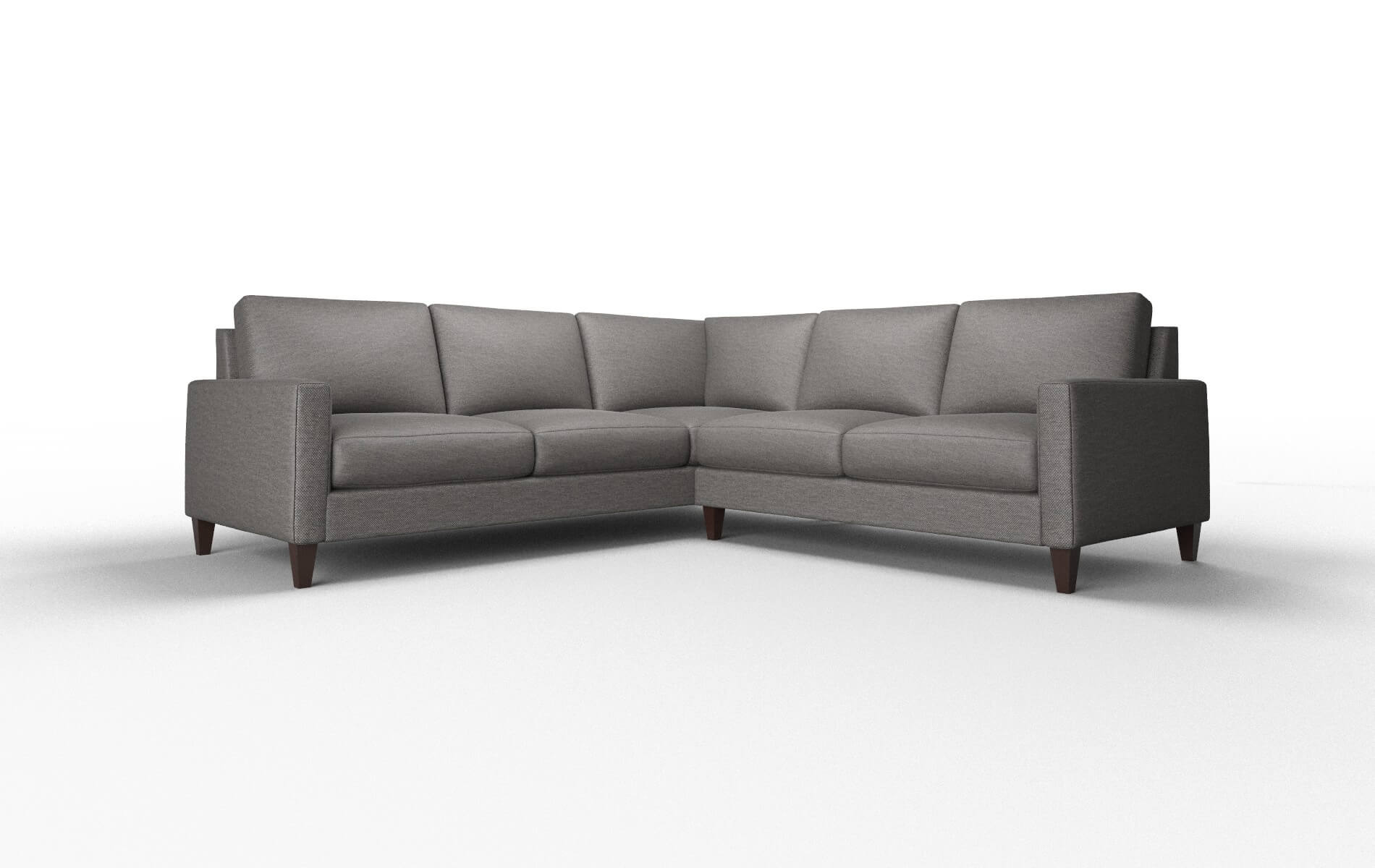Cannes Insight Eclipse Sectional espresso legs 1