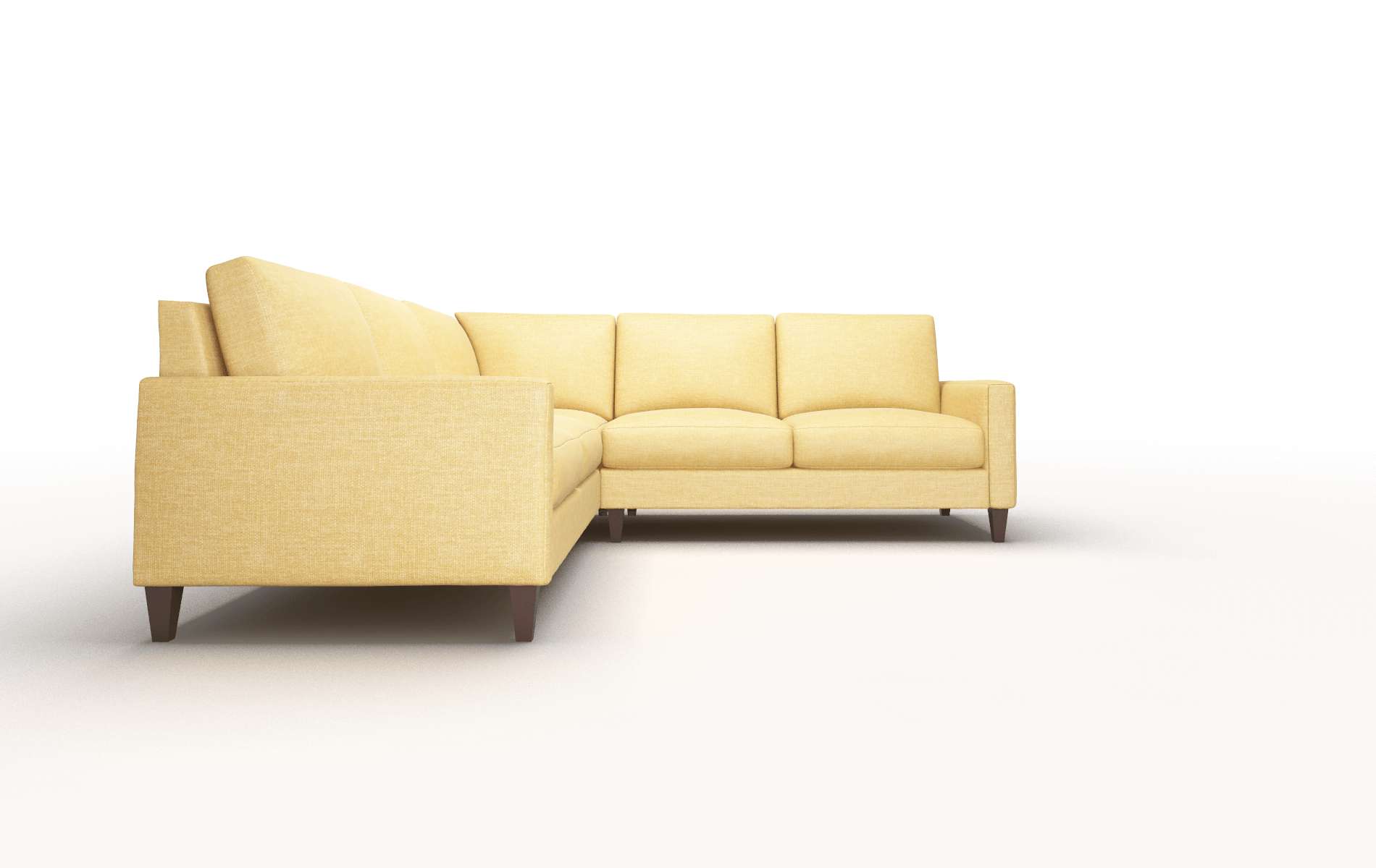 Cannes Jade 400 Sectional espresso legs 2