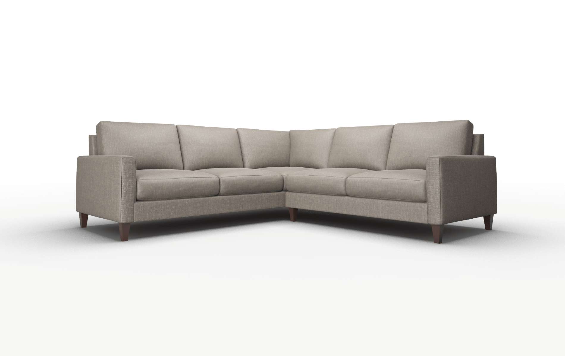 Cannes Keylargo bark Sectional Espresso Legs  1
