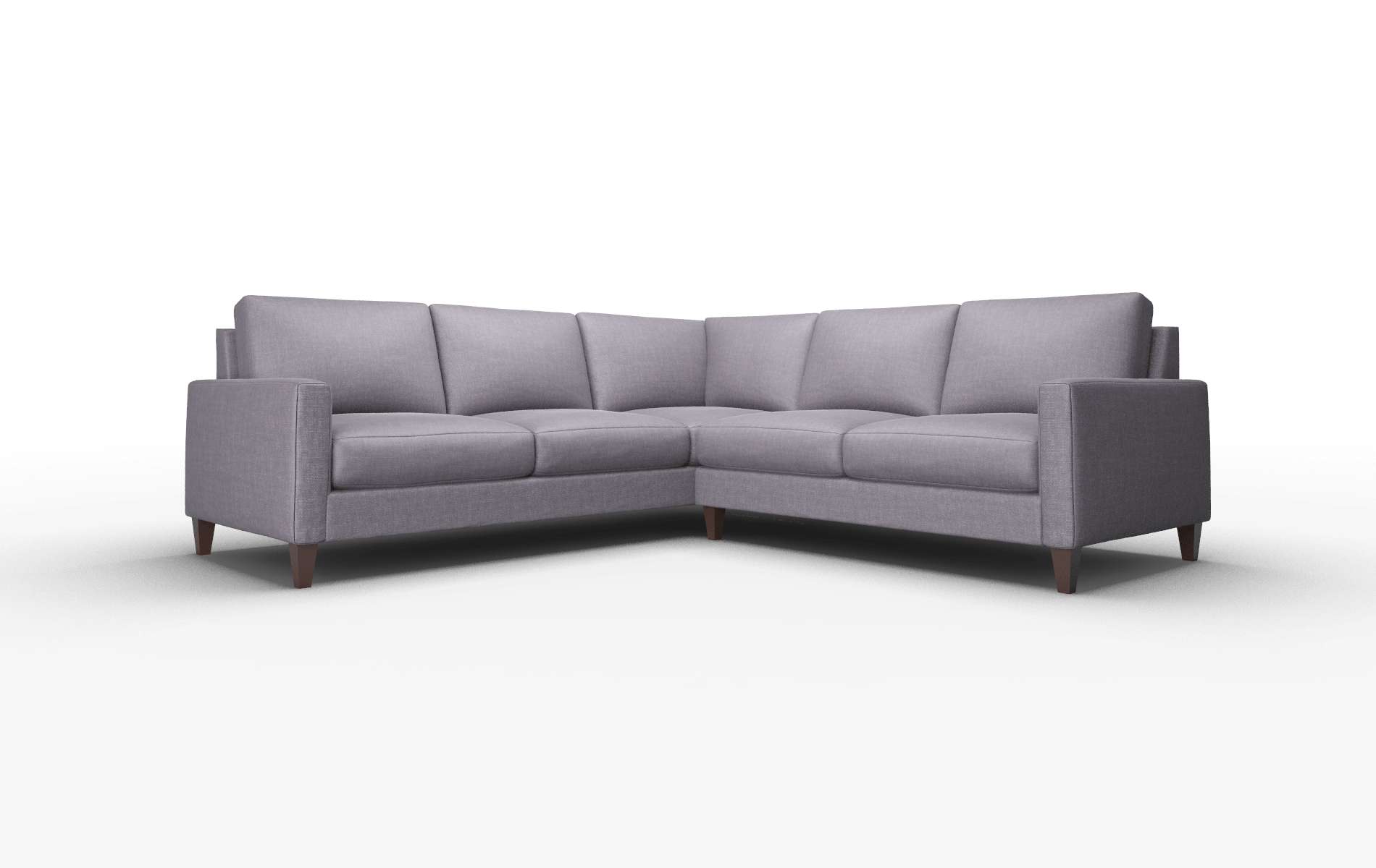 Cannes Keylargo grape Sectional Espresso Legs  1