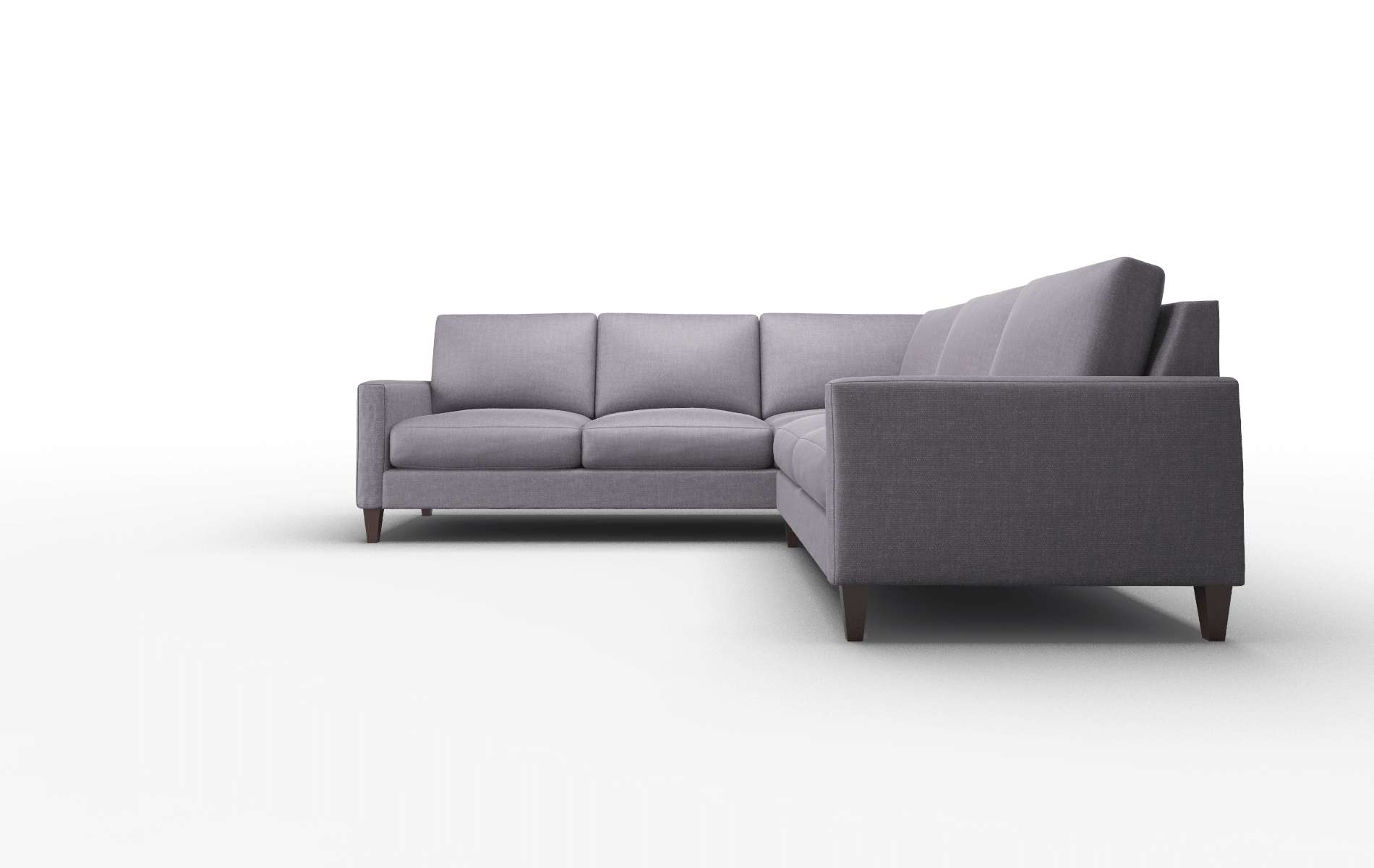 Cannes Keylargo Grape Sectional espresso legs 5
