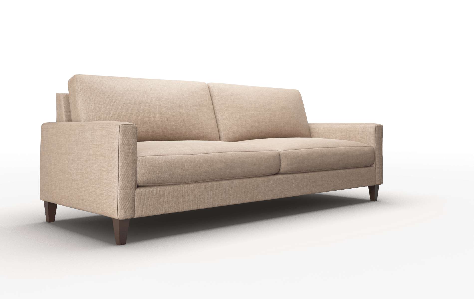 Cannes Keylargo Mink Sofa espresso legs 2