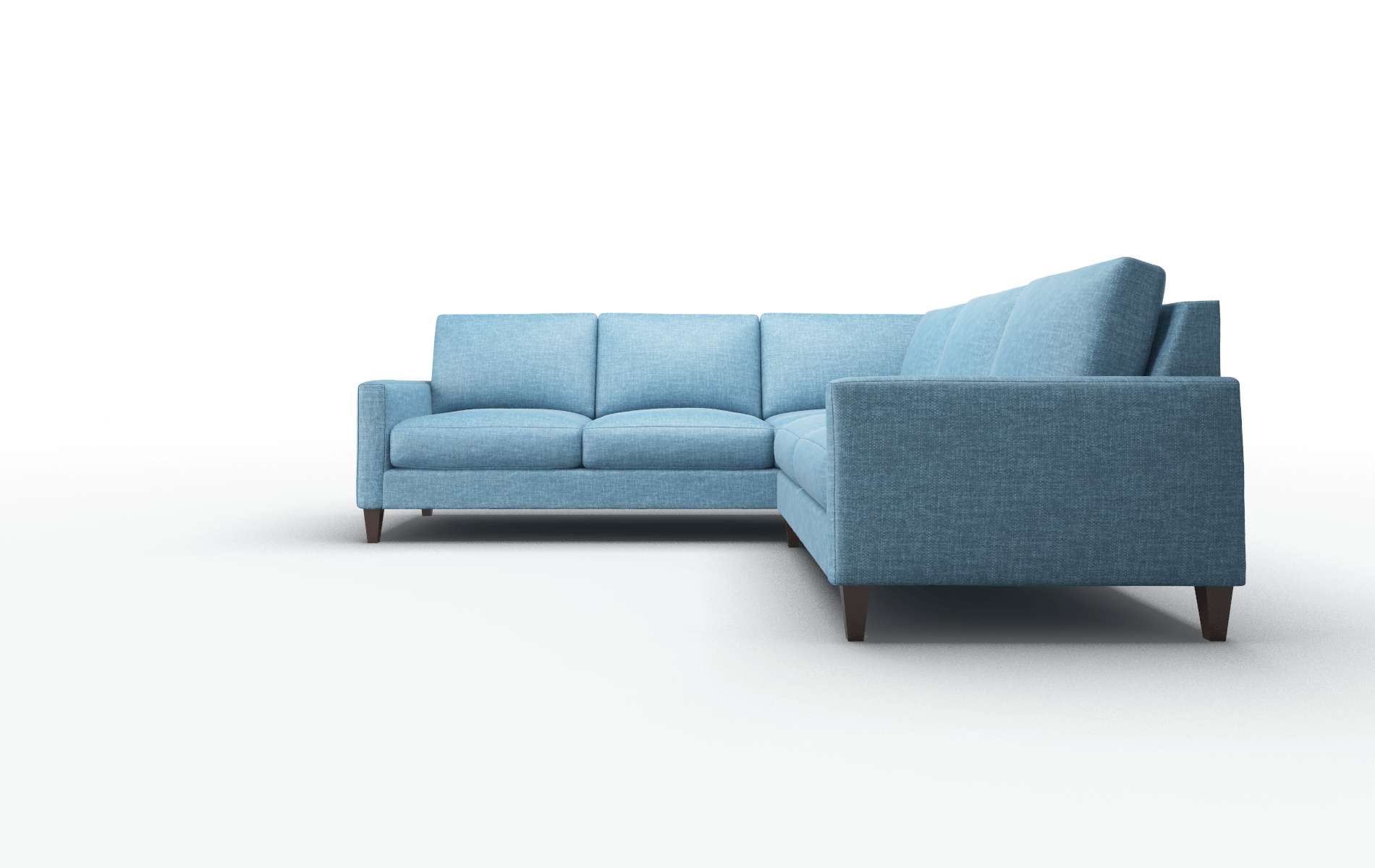 Cannes Keylargo Ocean Sectional espresso legs 5