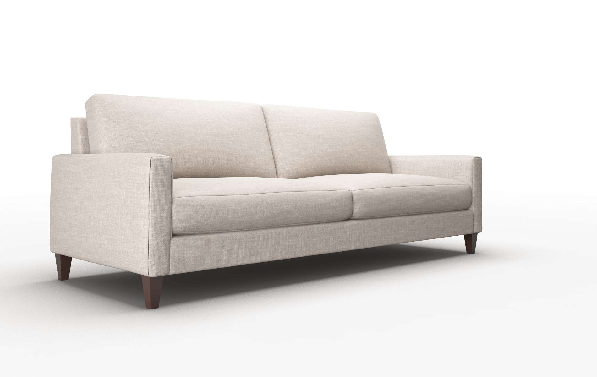 Cannes Keylargo Pumice Sofa espresso legs 2