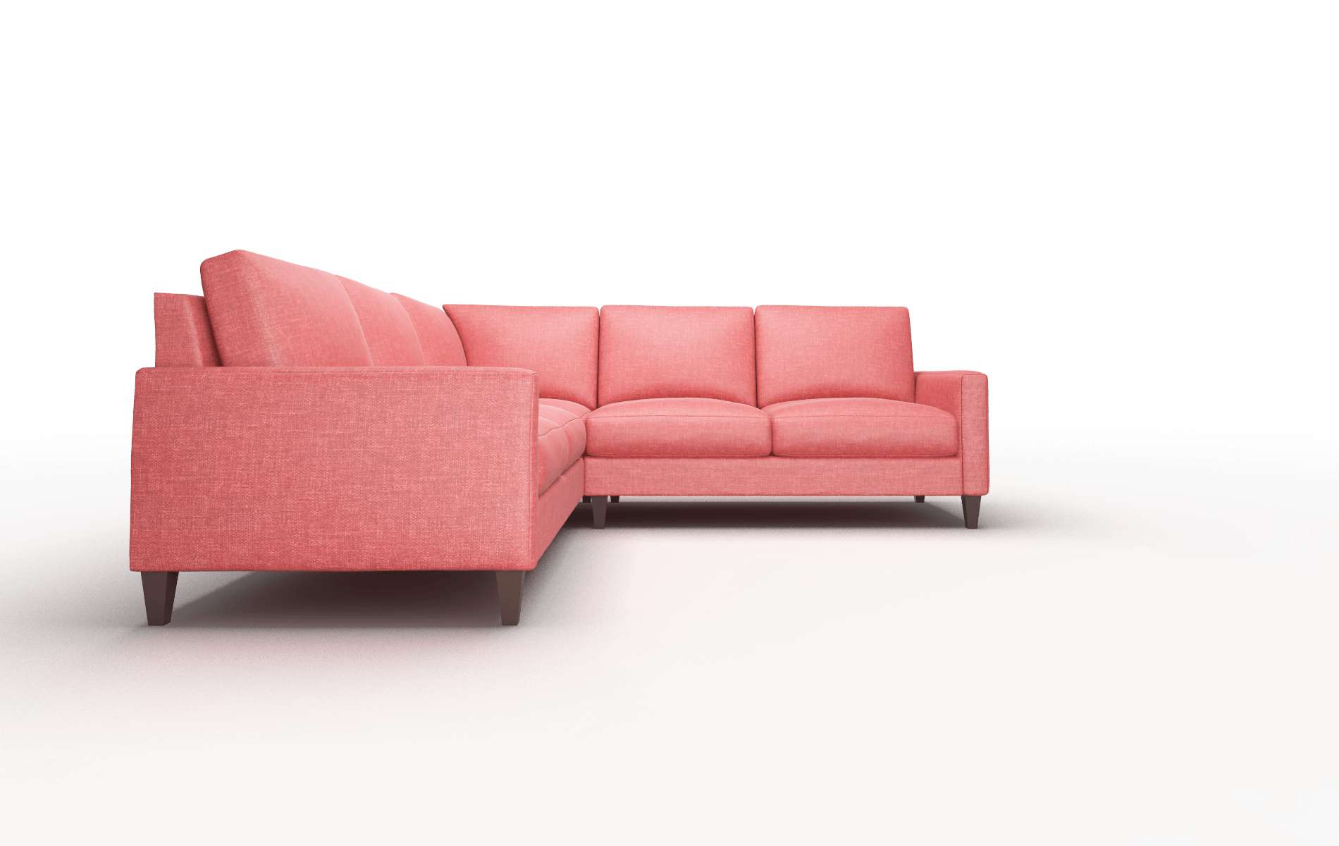 Cannes Keylargo Ruby Sectional espresso legs 2
