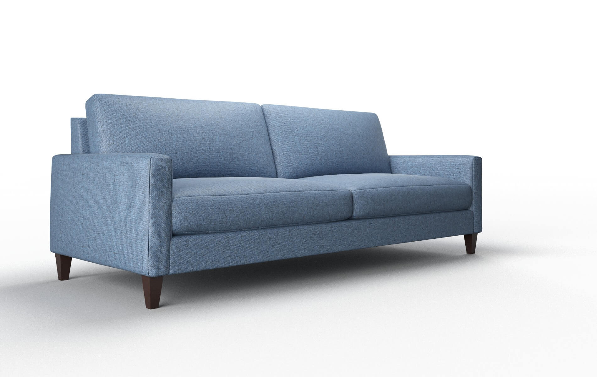 Cannes Leslie Indigo Sofa espresso legs 2