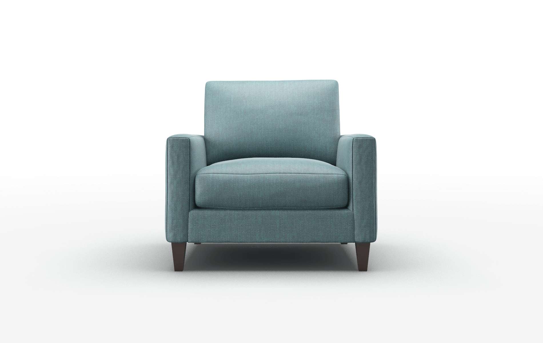 Cannes Leslie Peacock chair espresso legs