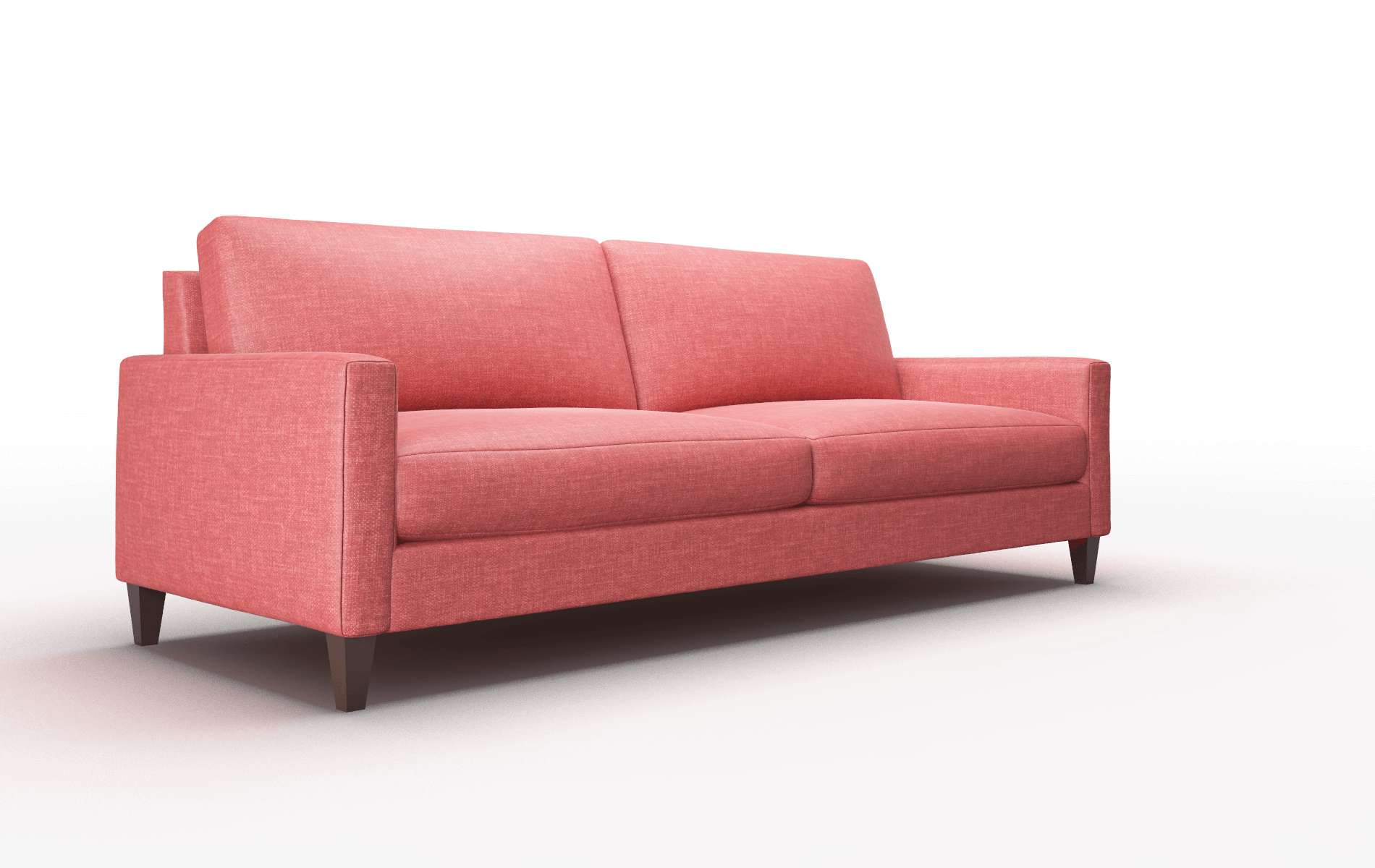 Cannes Leslie Poppy Sofa espresso legs 2
