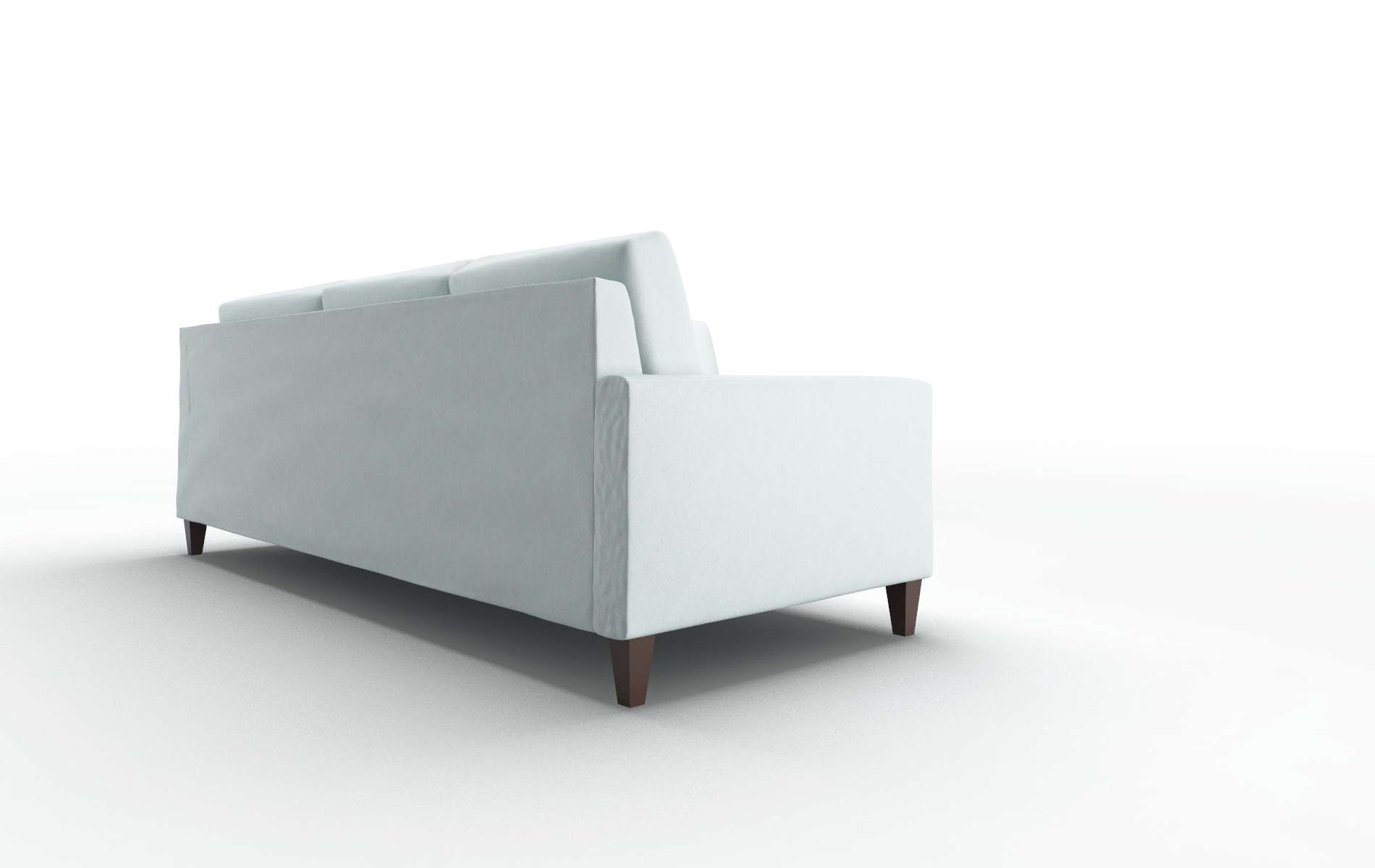 Cannes Leslie Robins_egg Sectional espresso legs 3