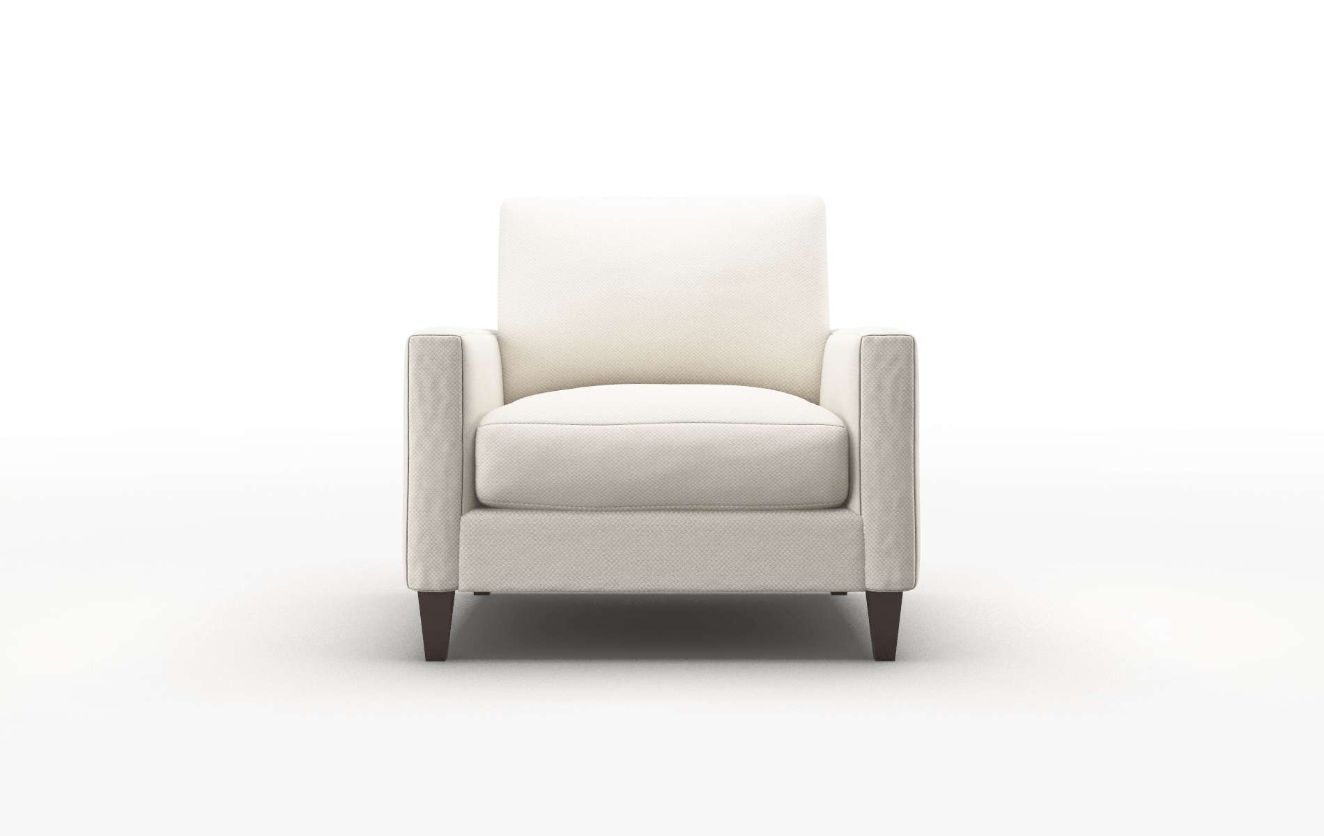 Cannes Malibu linen Chair Espresso Legs  1