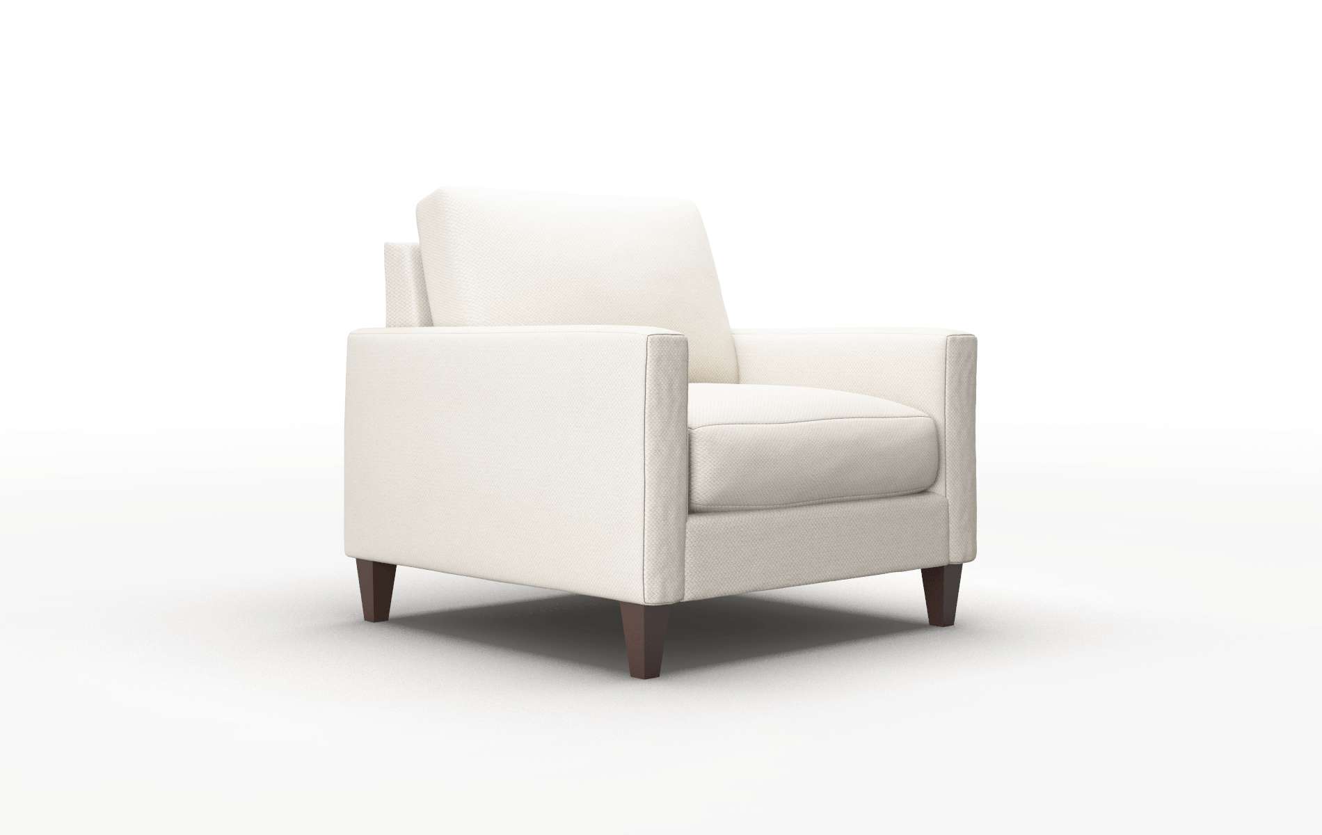 Cannes Malibu Linen Chair espresso legs 2