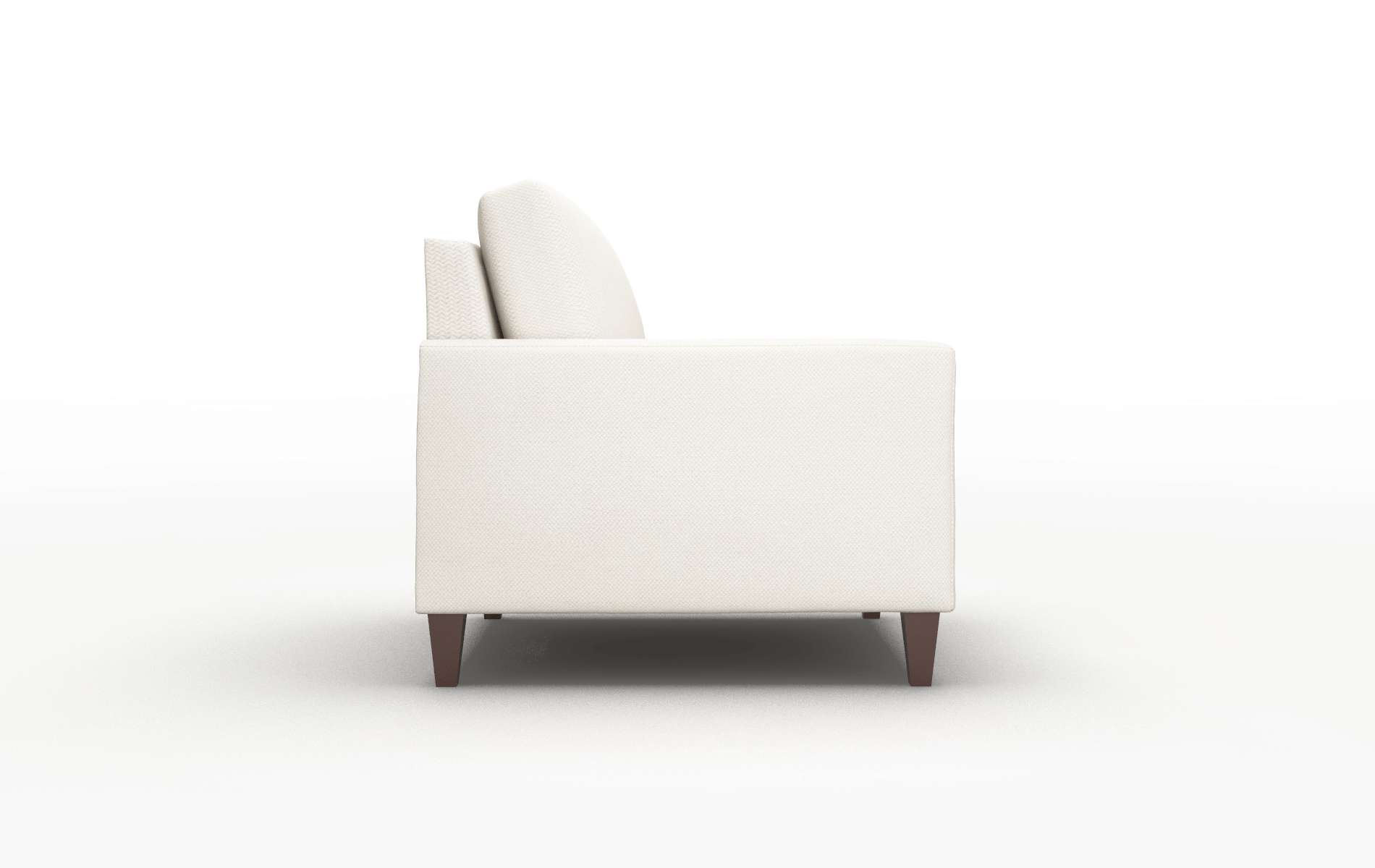 Cannes Malibu Linen Chair espresso legs 3