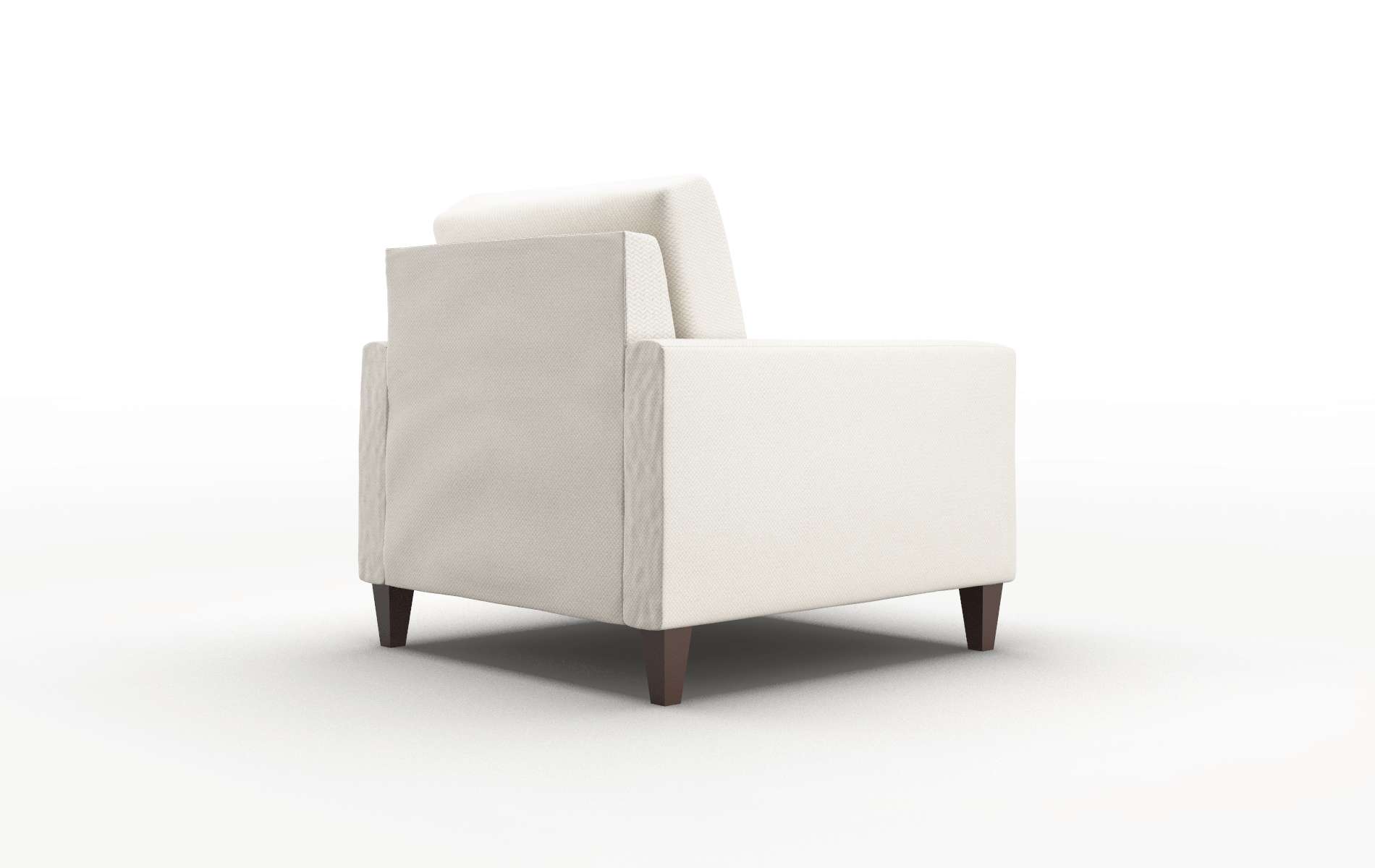 Cannes Malibu Linen Chair espresso legs 5