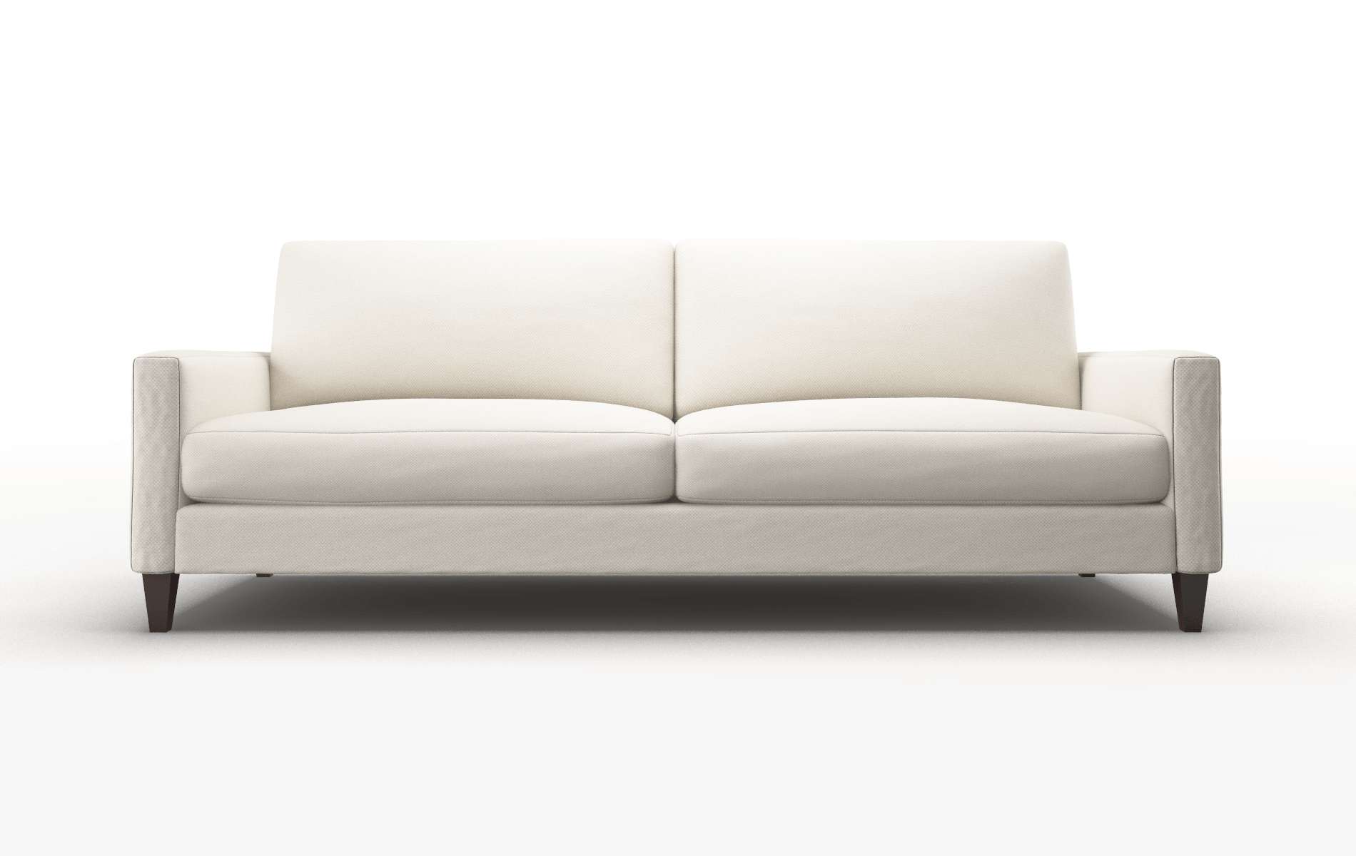Cannes Malibu linen Sofa Espresso Legs  1