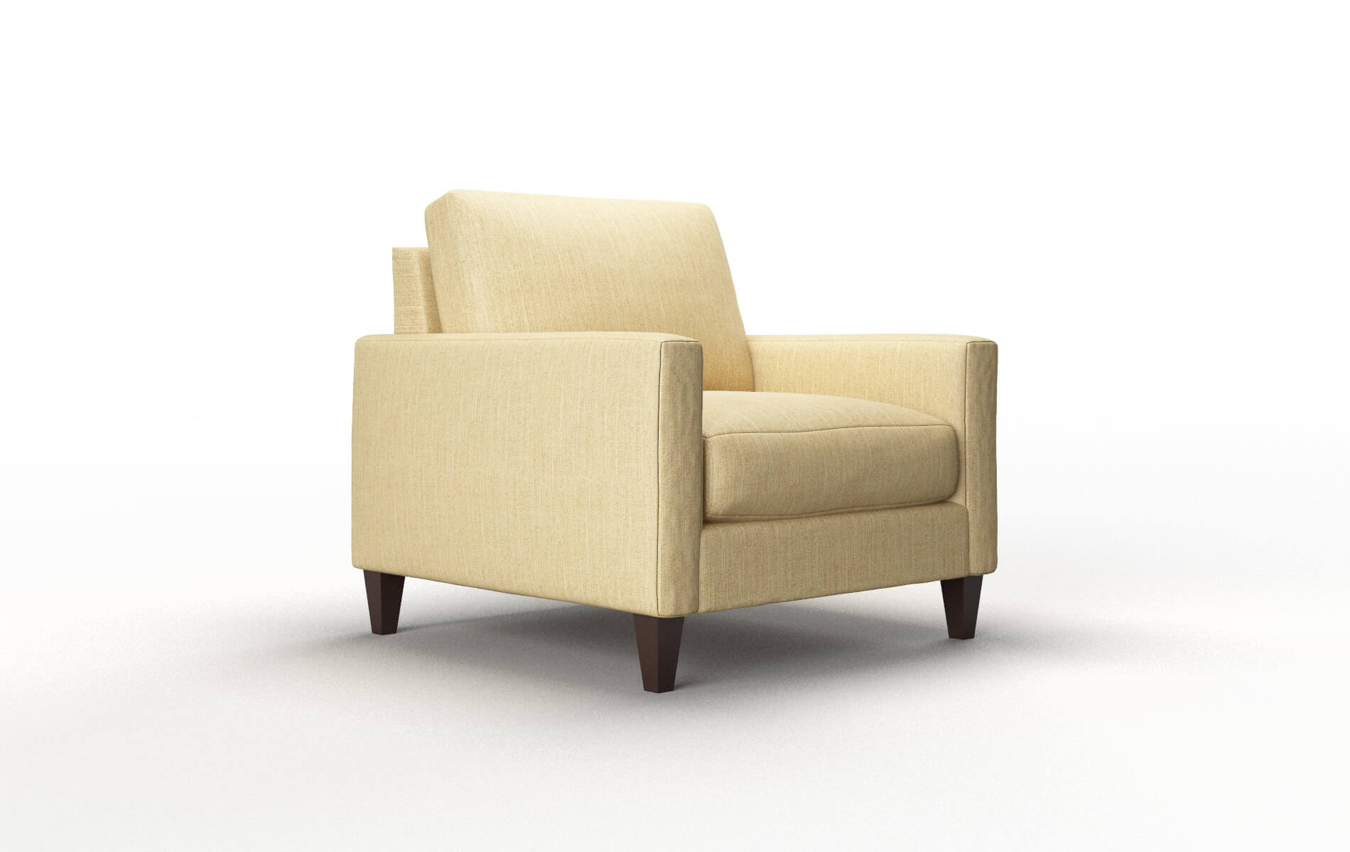 Cannes Malibu Maize Chair espresso legs 2