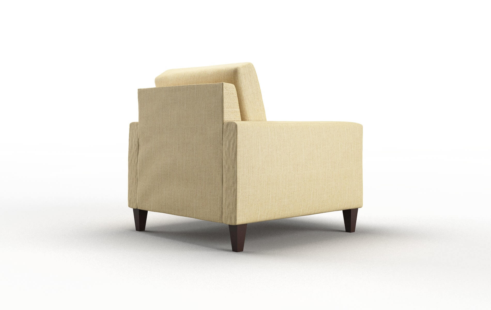 Cannes Malibu Maize Chair espresso legs 5