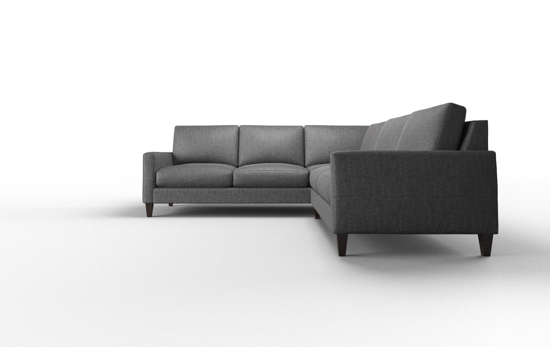 Cannes Marcy Baltic Sectional espresso legs 5