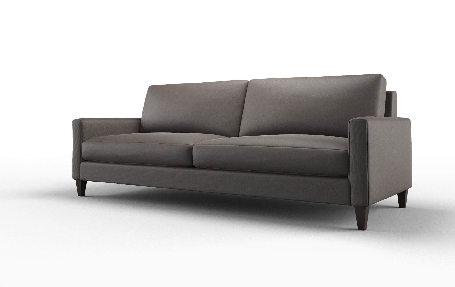 Cannes Naples Graphite Sofa espresso legs 4