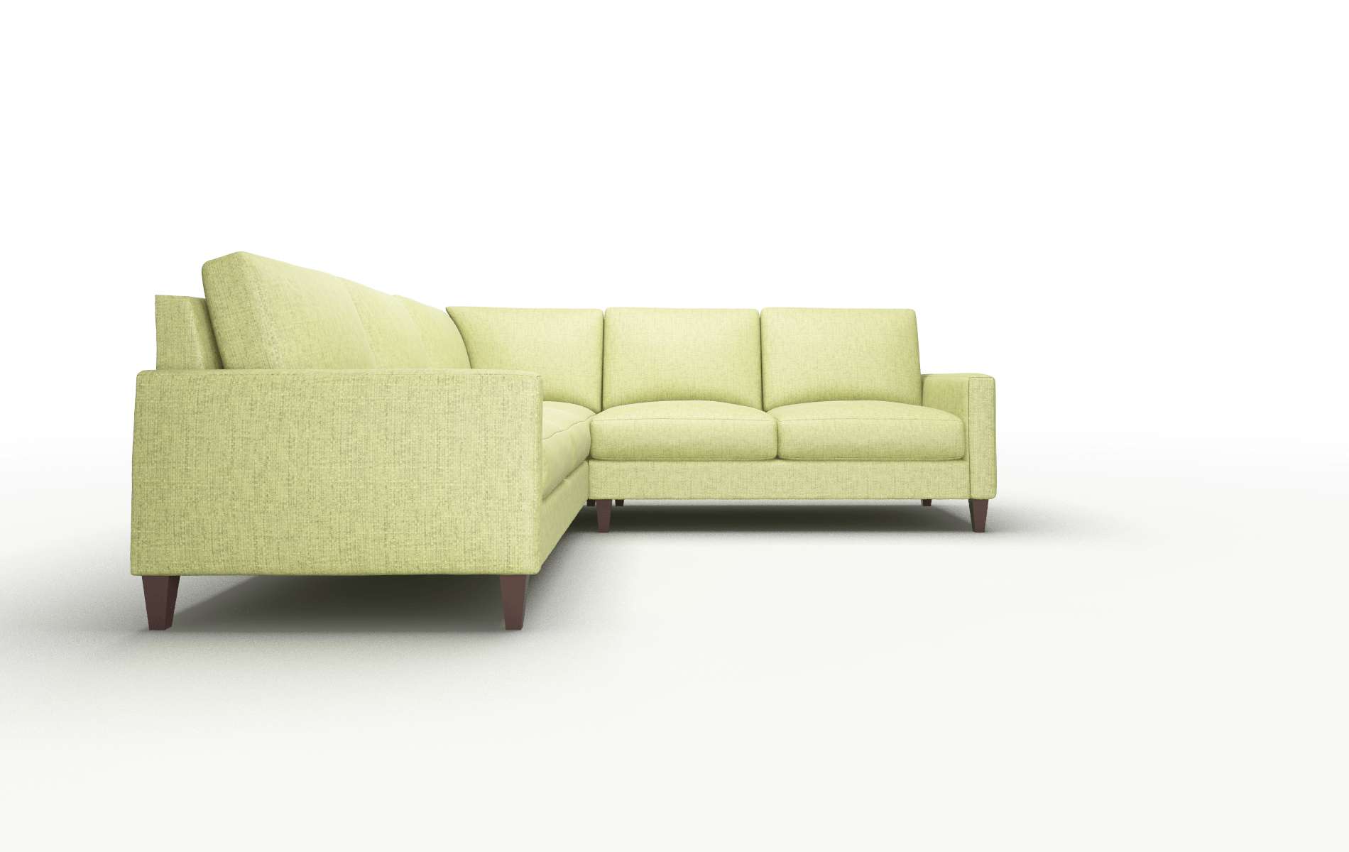 Cannes Notion Appletini Sectional espresso legs 2