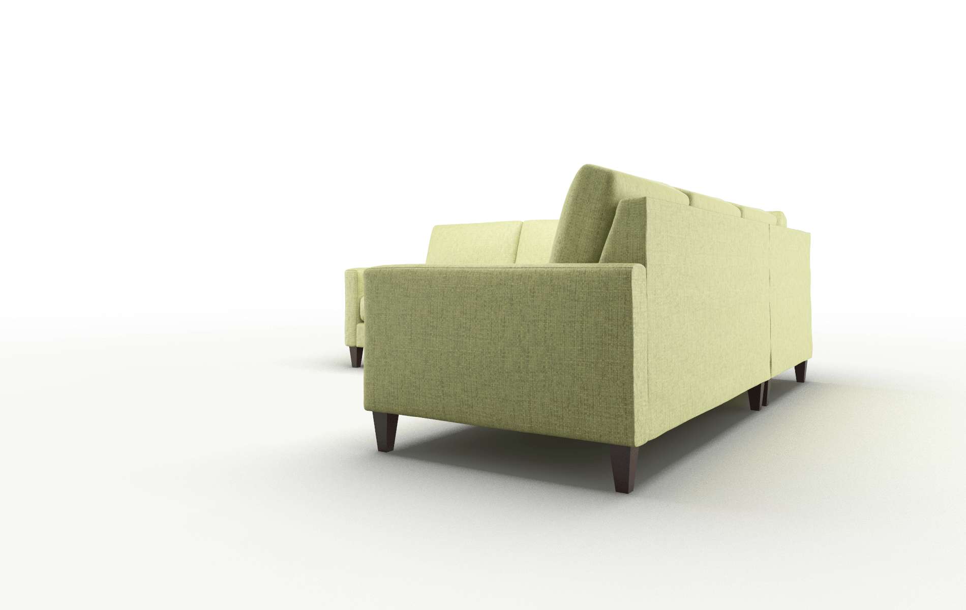 Cannes Notion Appletini Sectional espresso legs 4