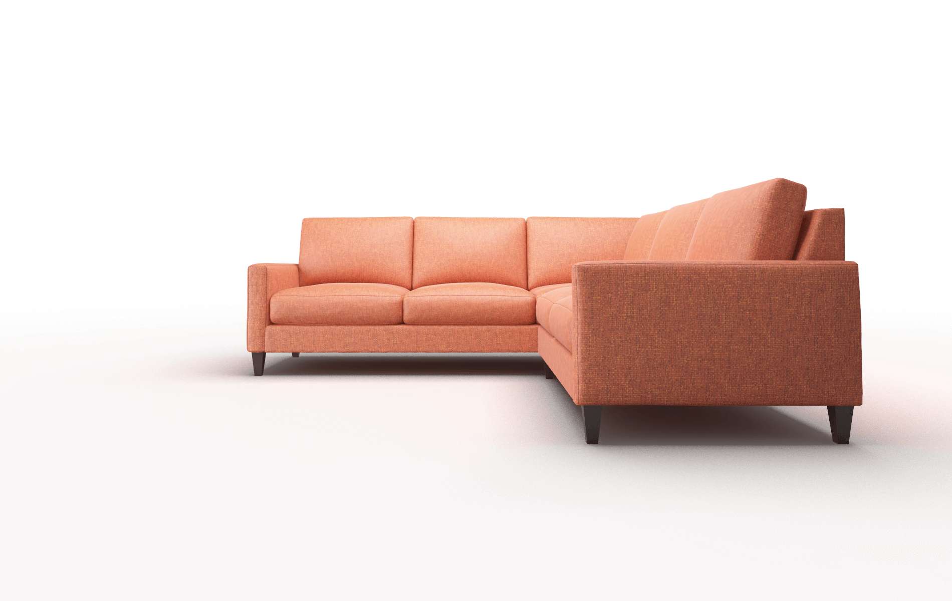 Cannes Notion Tang Sectional espresso legs 5