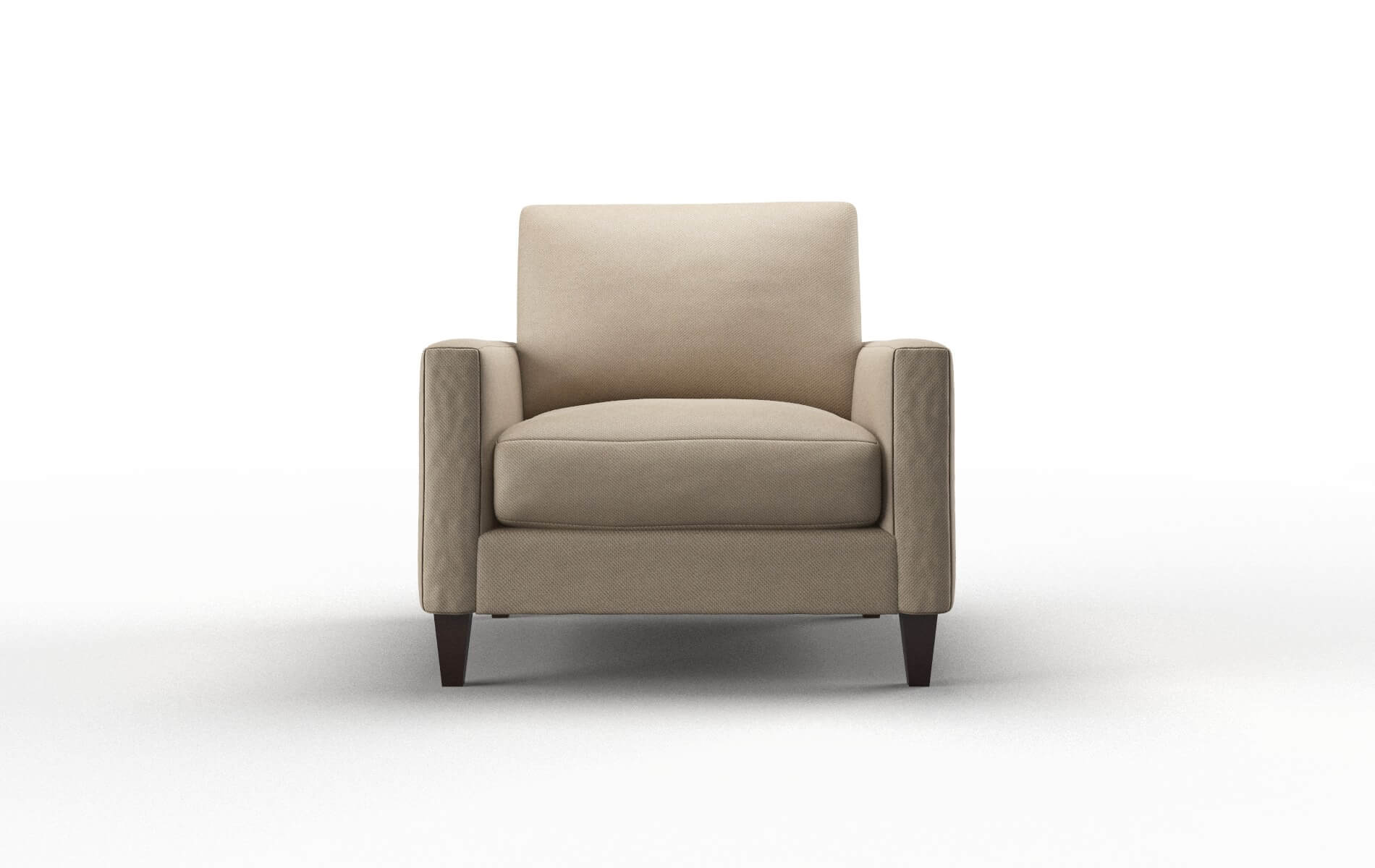 Cannes Oakley taupe Chair Espresso Legs  1