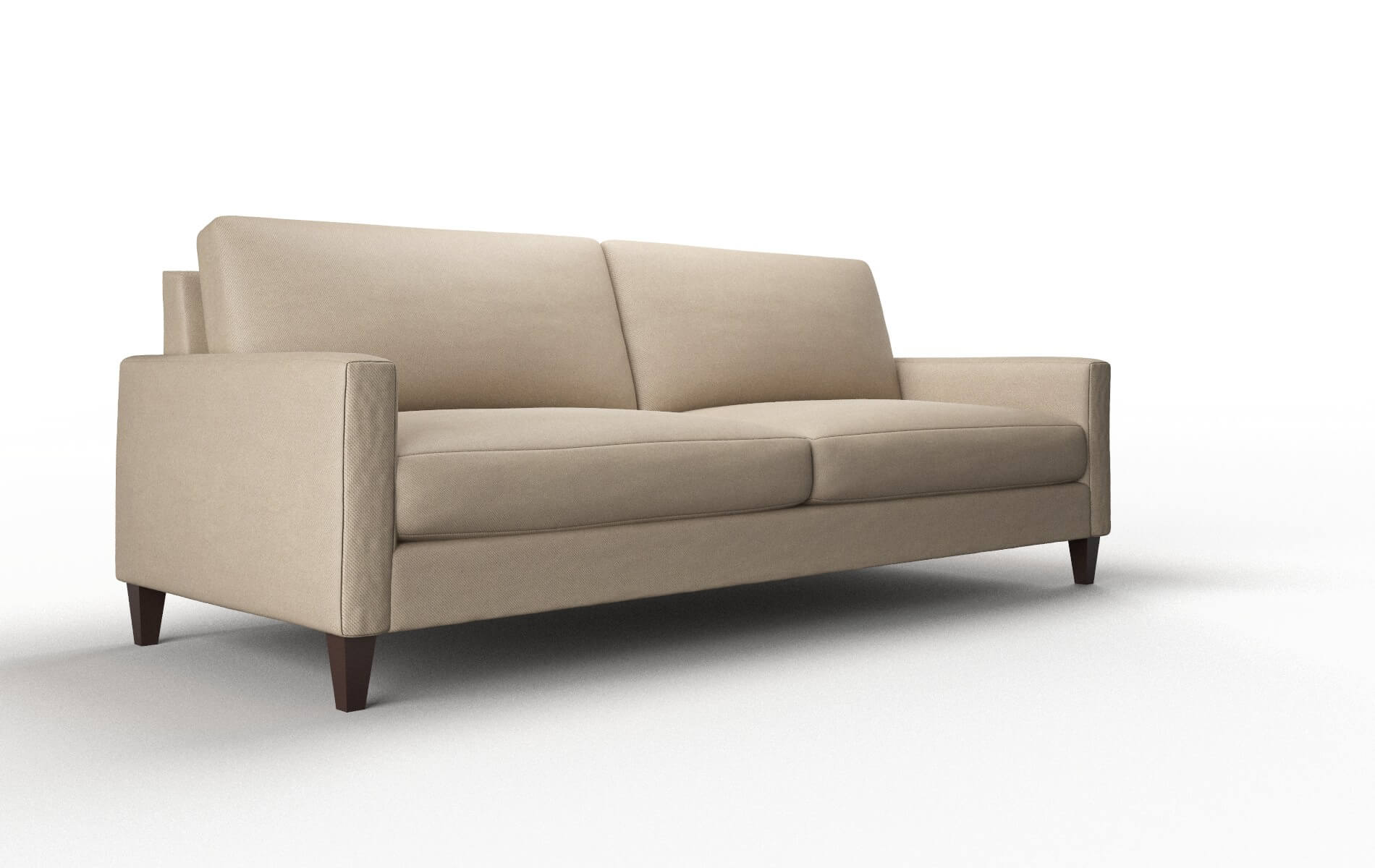 Cannes Oakley Taupe Sofa espresso legs 2