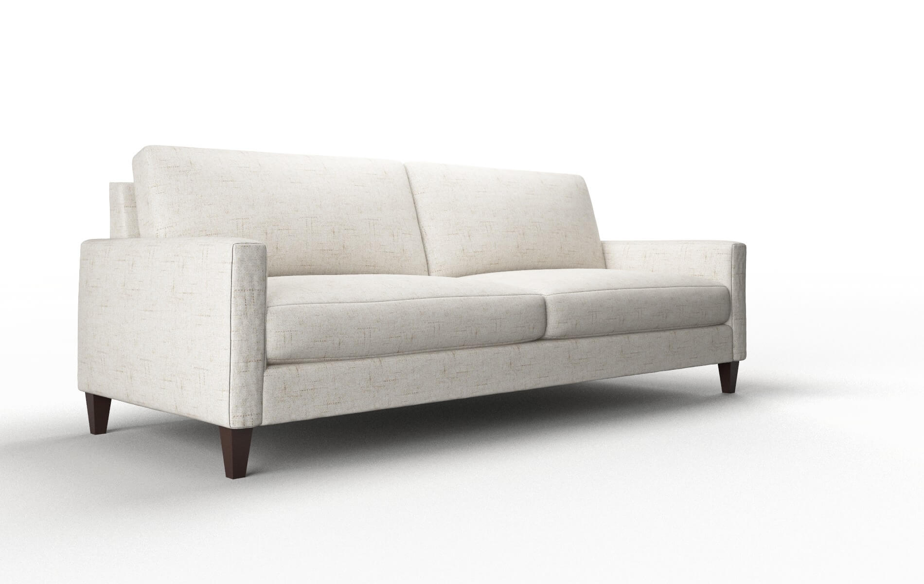 Cannes Oceanside Natural Sofa espresso legs 2