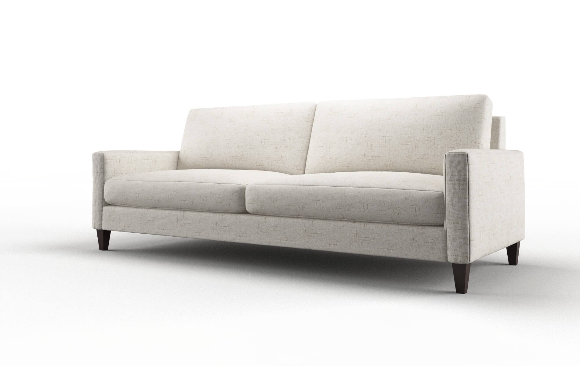 Cannes Oceanside Natural Sofa espresso legs 4